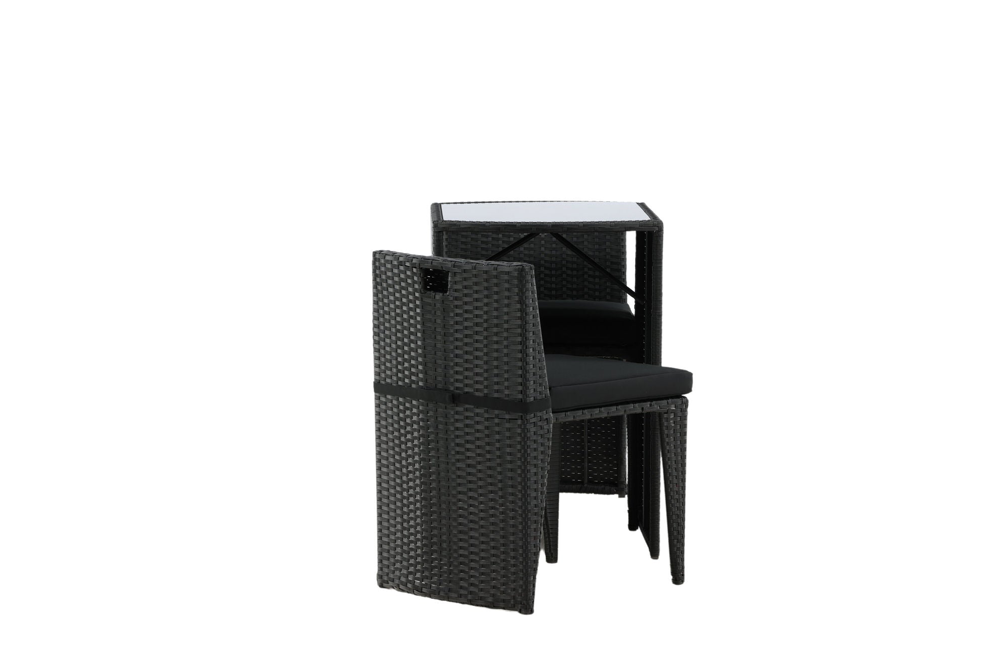 Venture Home Savanna - Caféset- Black - Wicker -
