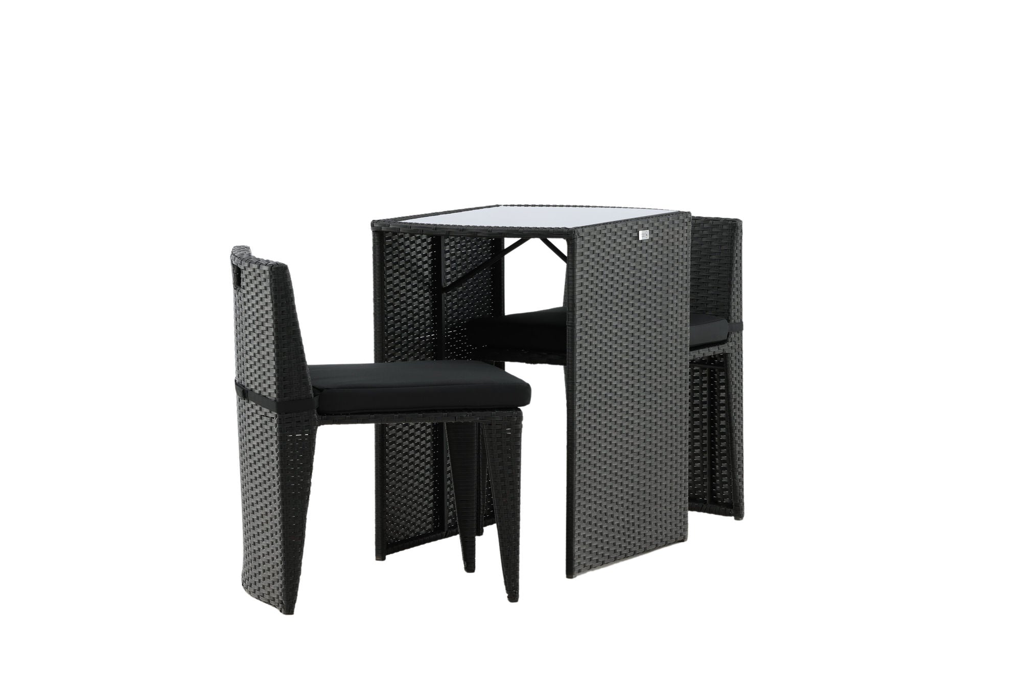 Venture Home Savanna - Caféset- Black - Wicker -