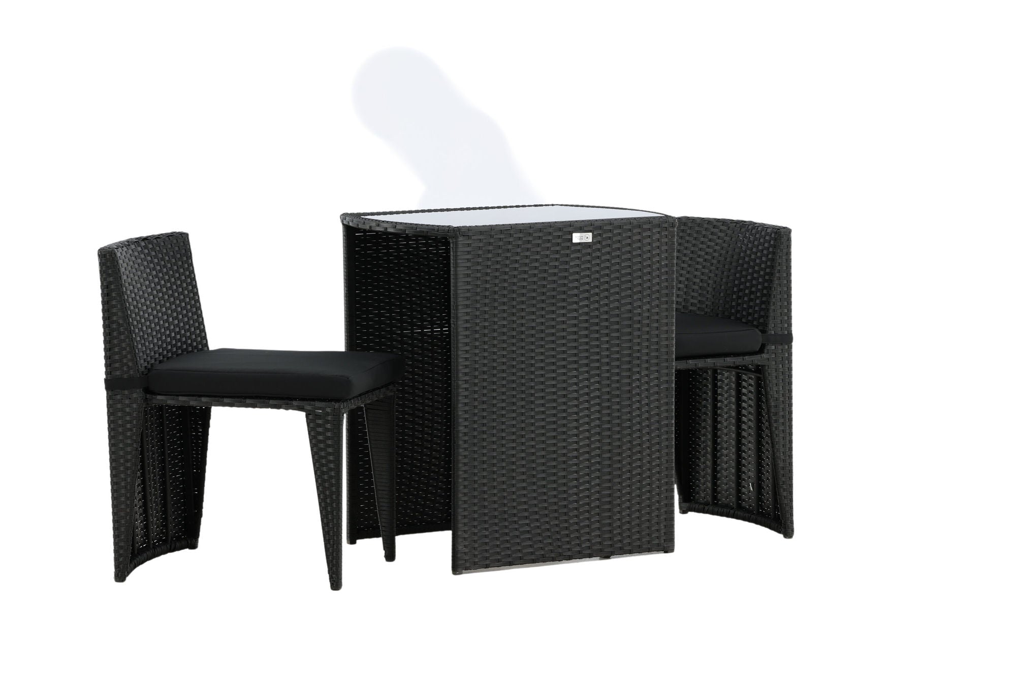 Venture Home Savanna - Caféset- Black - Wicker -