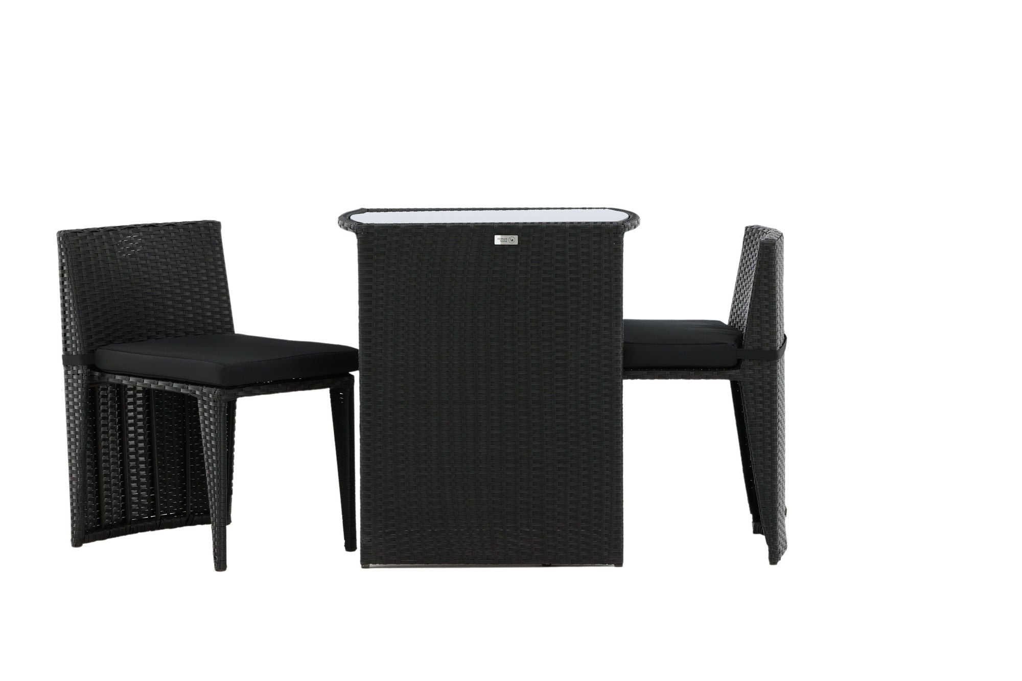 Venture Home Savanna - Caféset- Black - Wicker -
