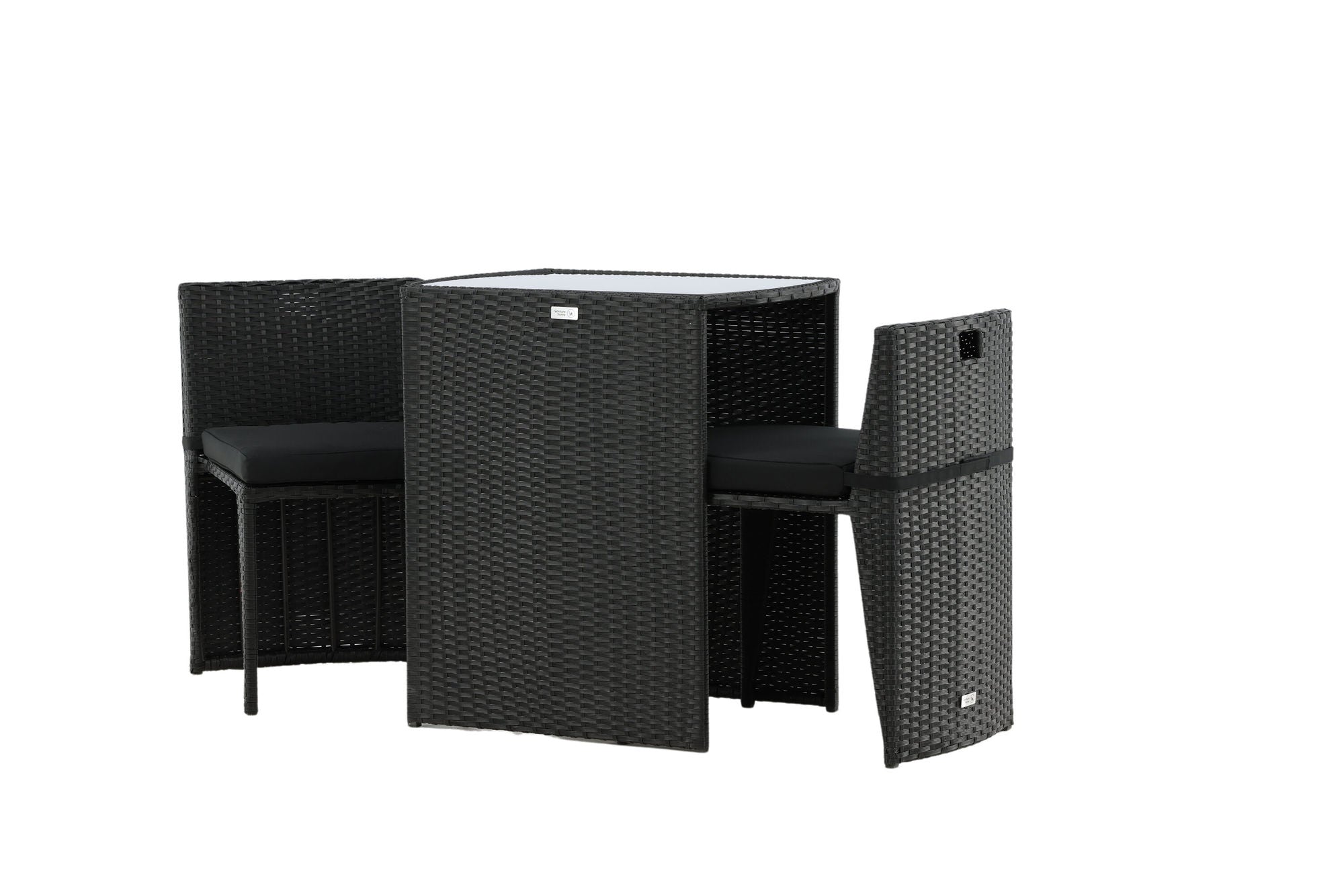 Venture Home Savanna - Caféset- Black - Wicker -