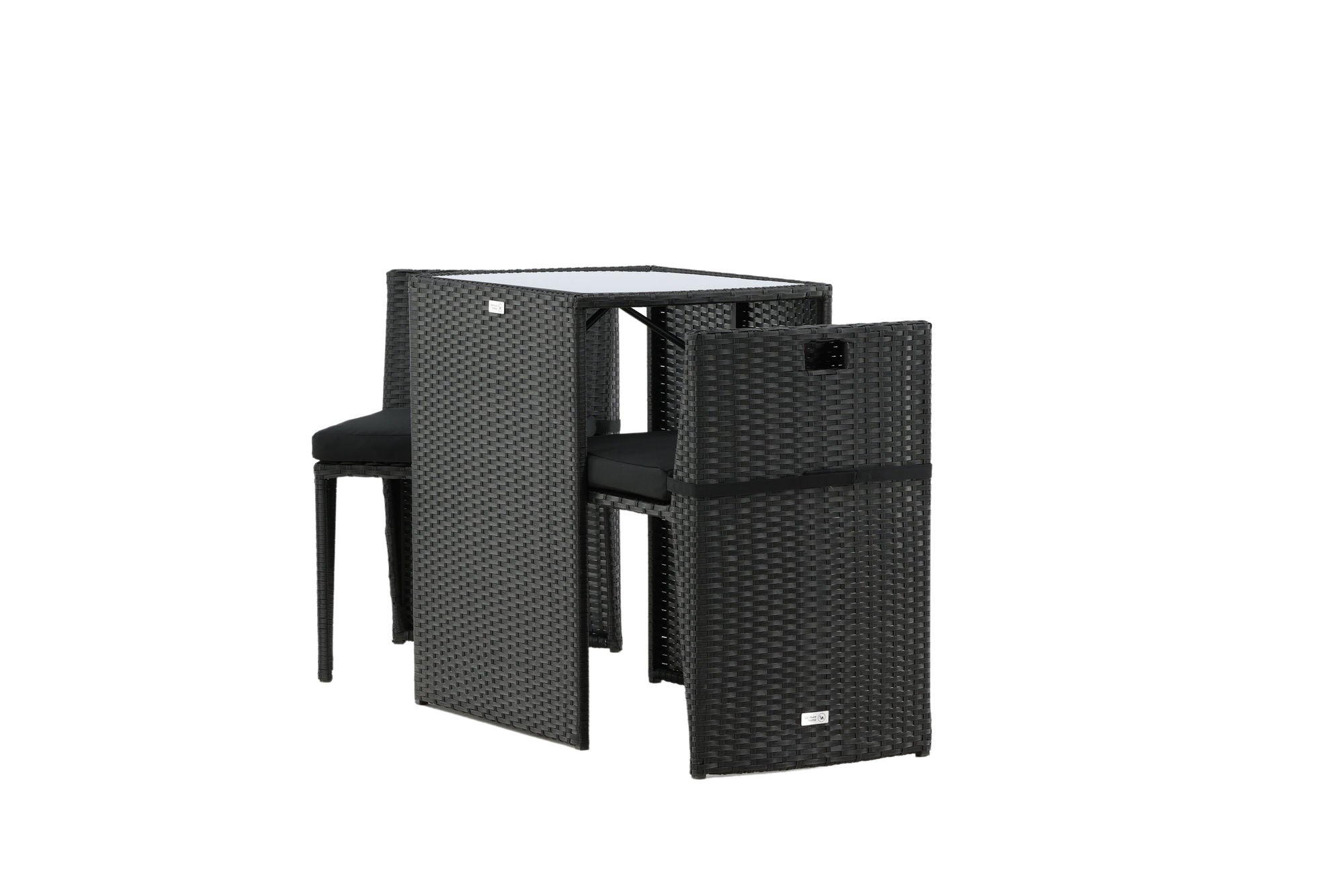 Venture Home Savanna - Caféset- Black - Wicker -