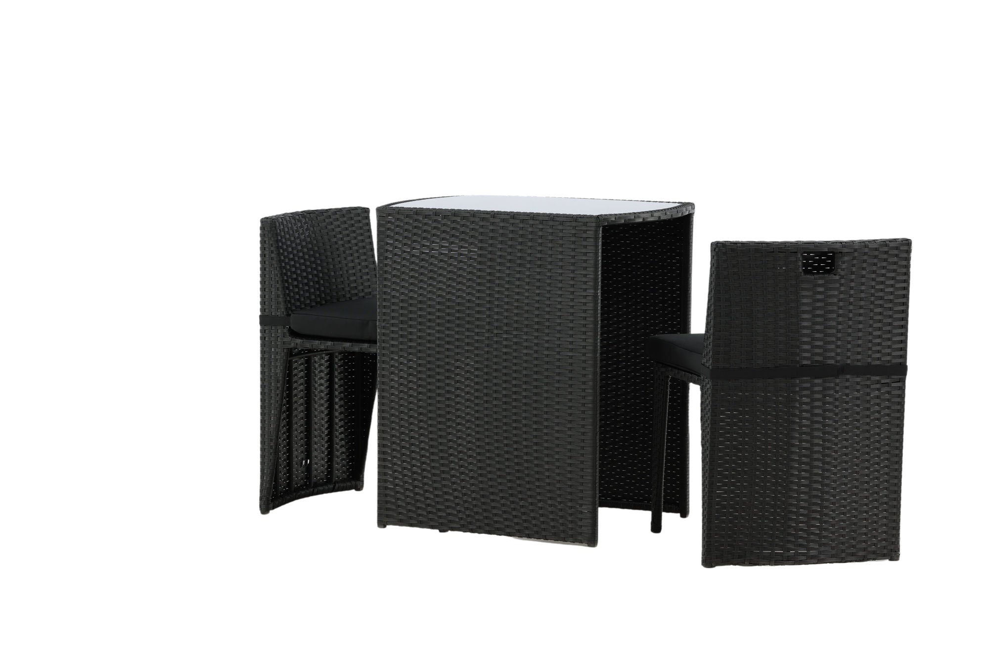 Venture Home Savanna - Caféset- Black - Wicker -