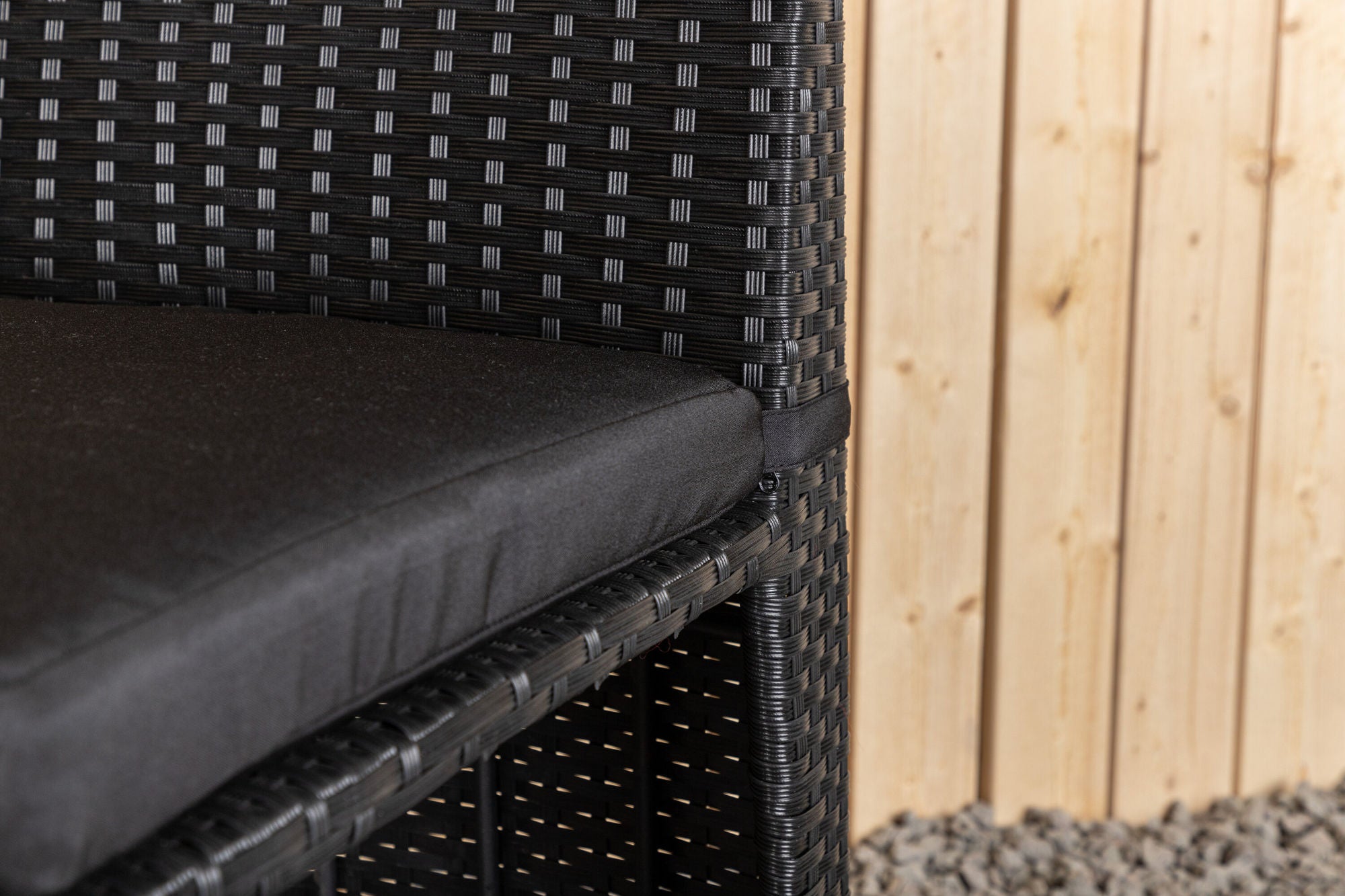 Venture Home Savanna - Caféset- Black - Wicker -
