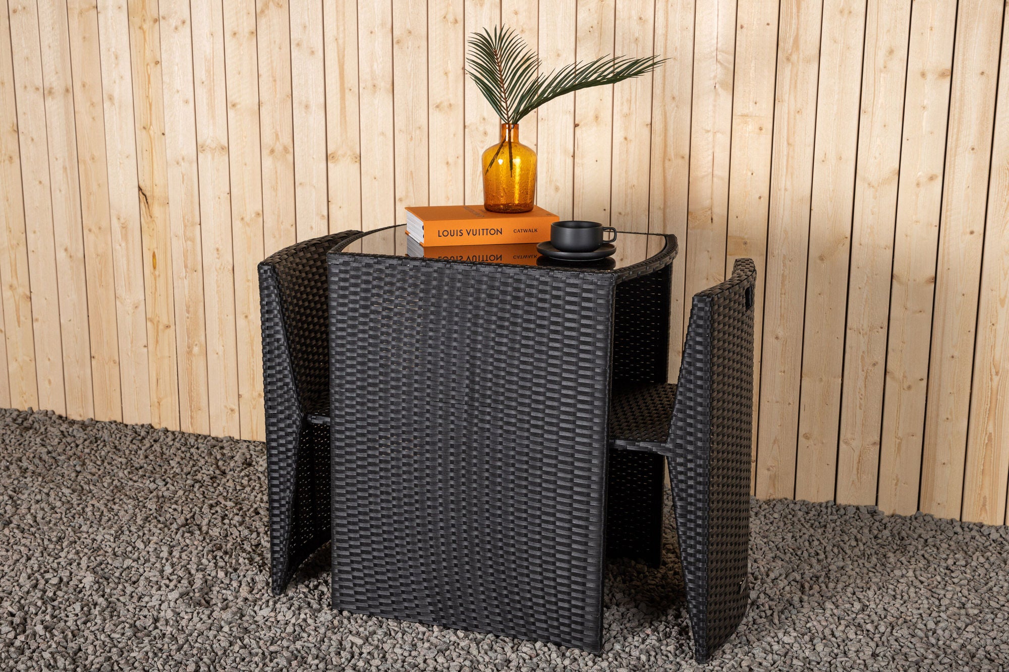 Venture Home Savanna - Caféset- Black - Wicker -