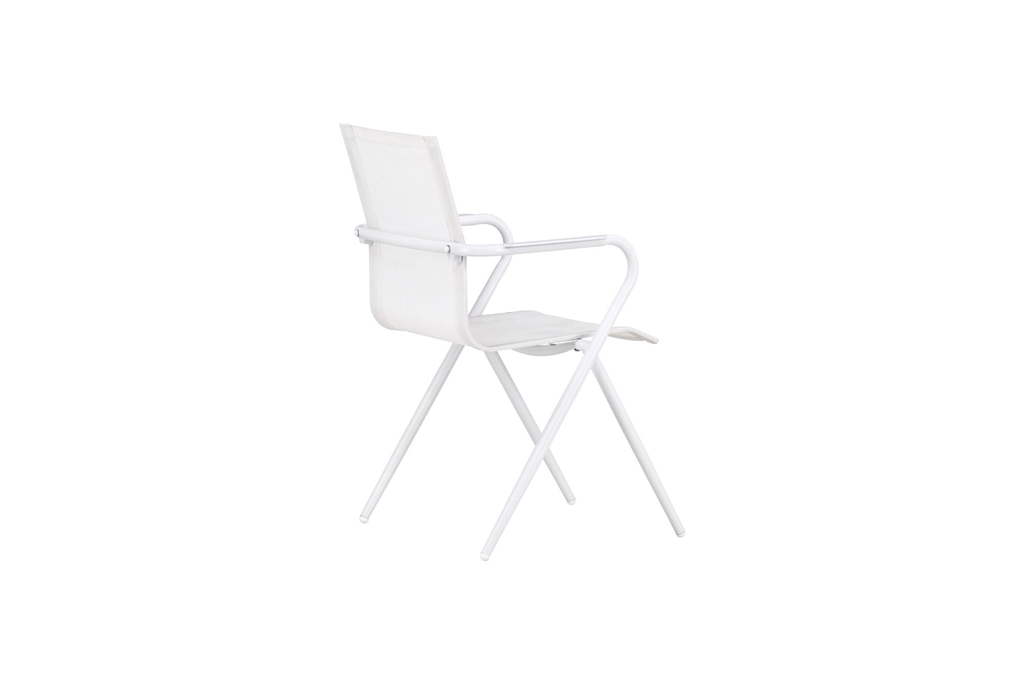 Venture Home Alina Spisebordsstol 6-pack - White Alu / White Textilene (Stackable stol)