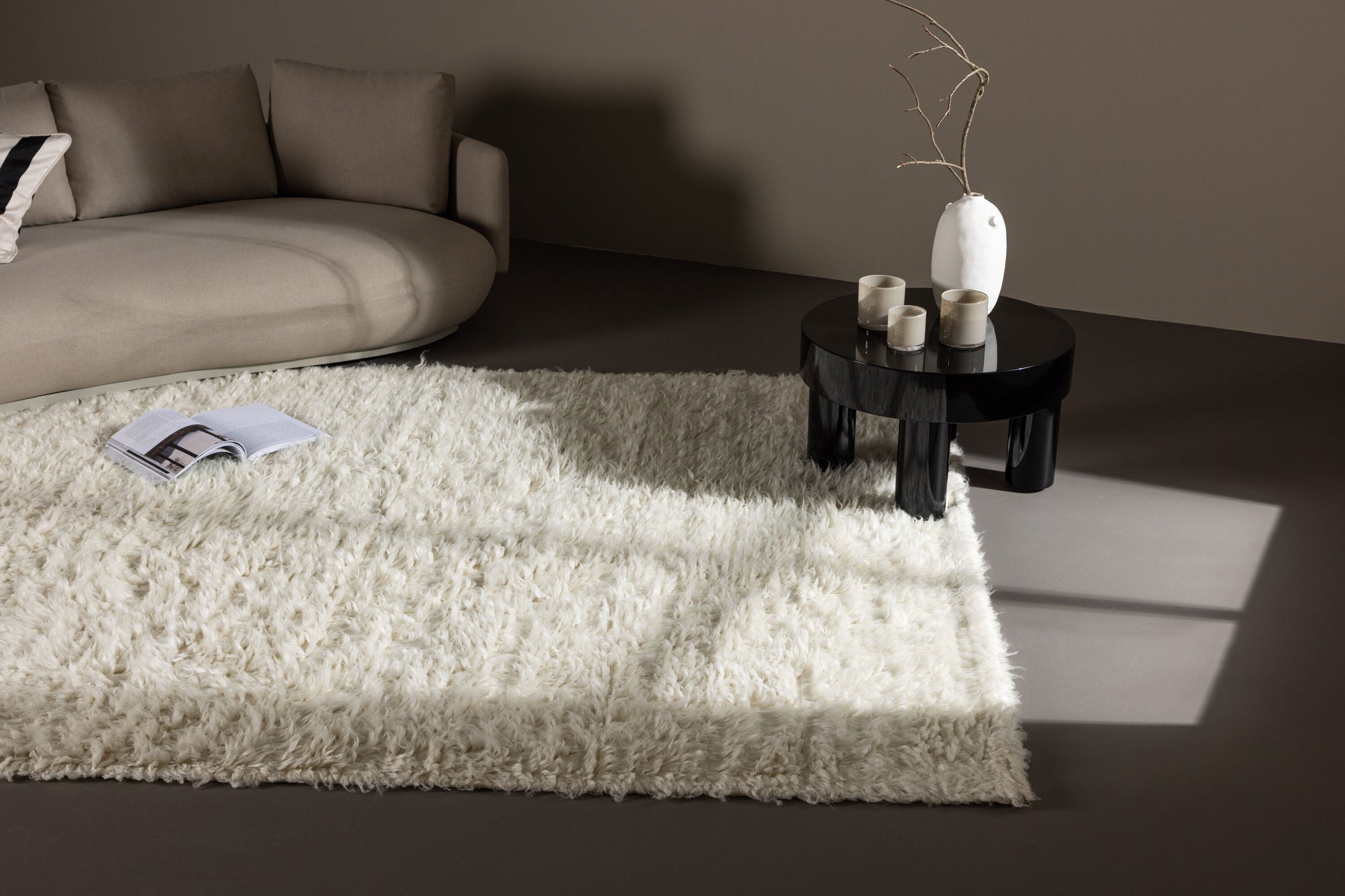 Venture Home Leiko Wool Carpet - 160*230- Whte