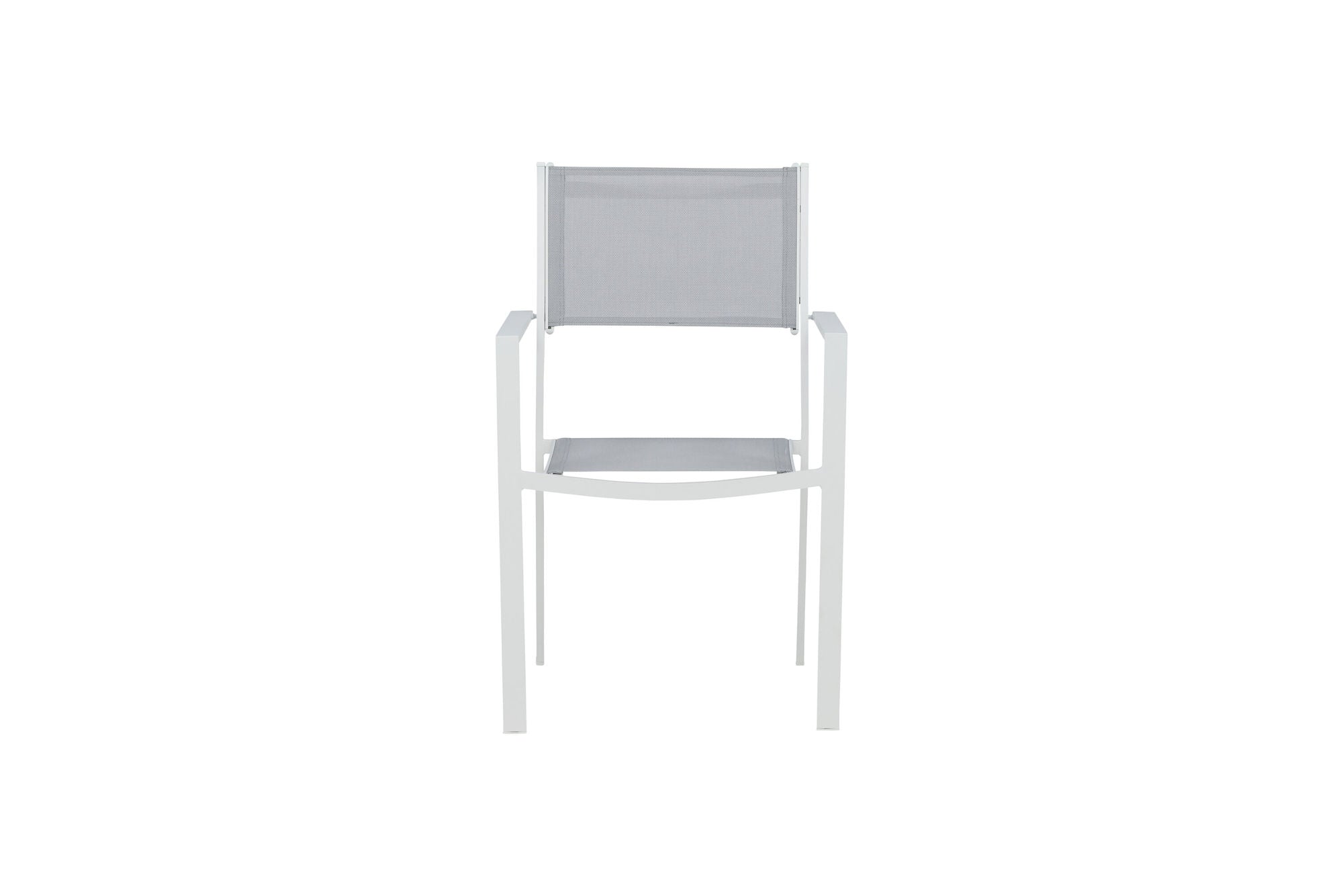 Venture Home Copacabana Stacking stol 2-pack - White/Grey