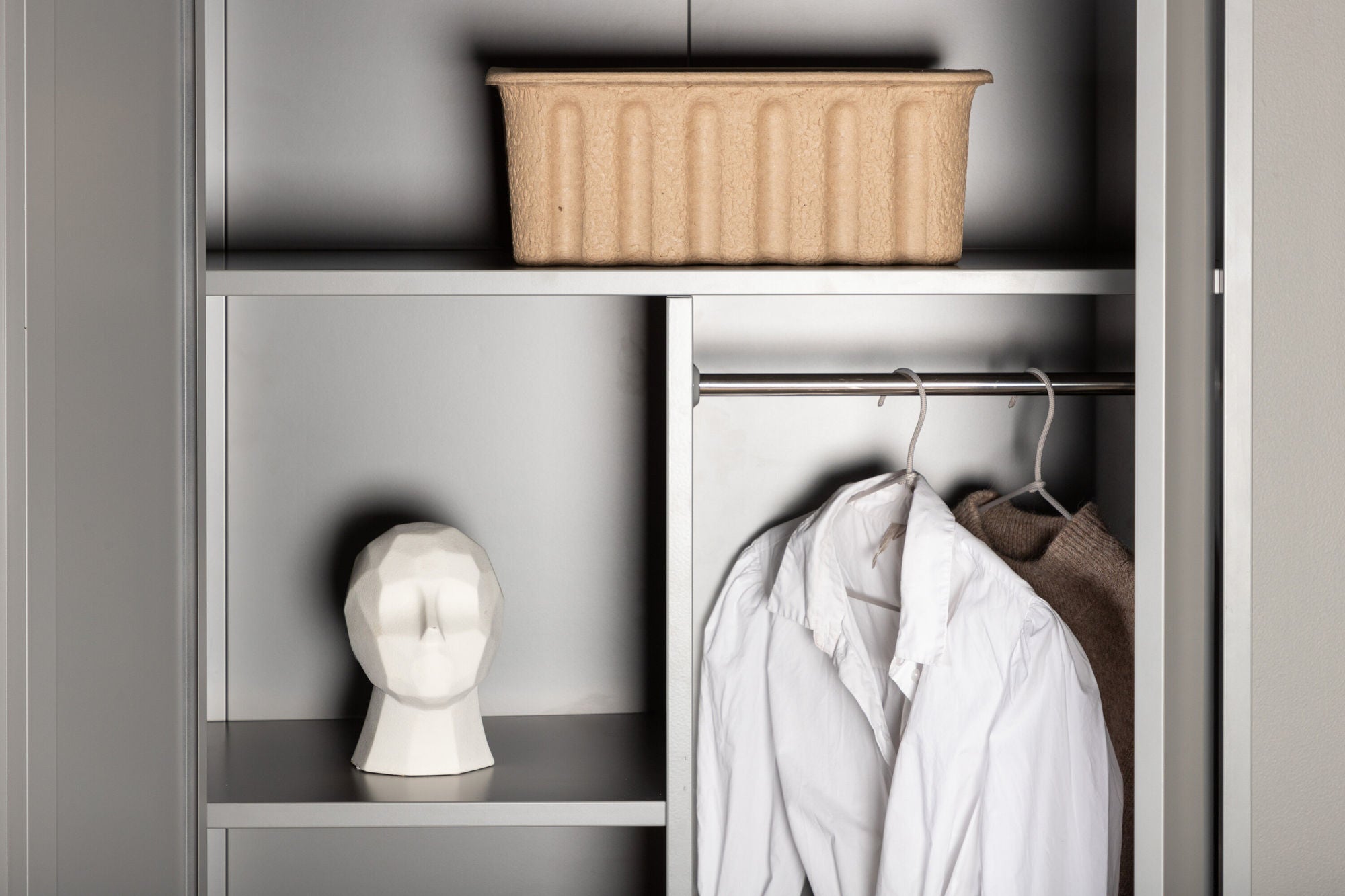 Venture Home Piring Wardrobe - Light Grey / Light Grey