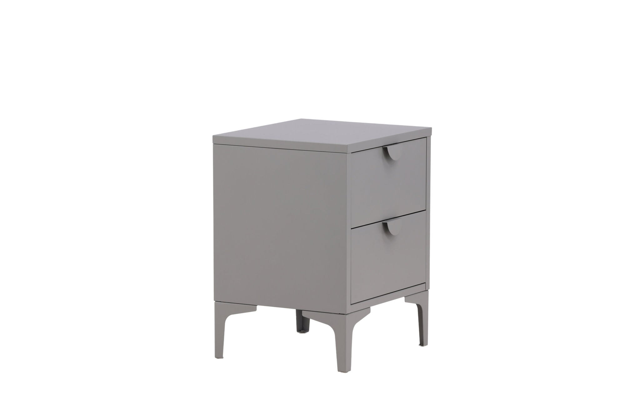 Venture Home Piring 2 Drawer - Light Grey / Light Grey