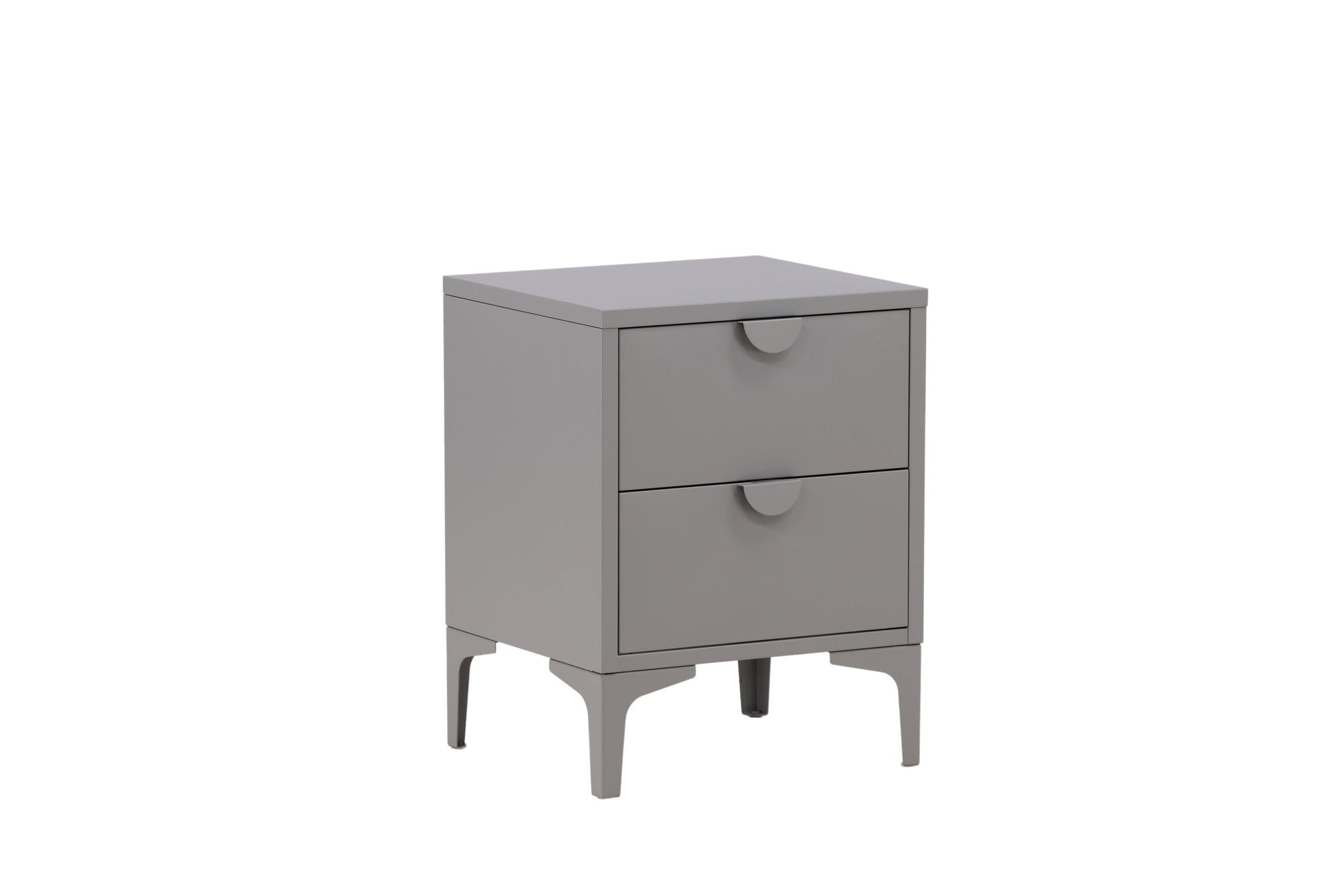Venture Home Piring 2 Drawer - Light Grey / Light Grey