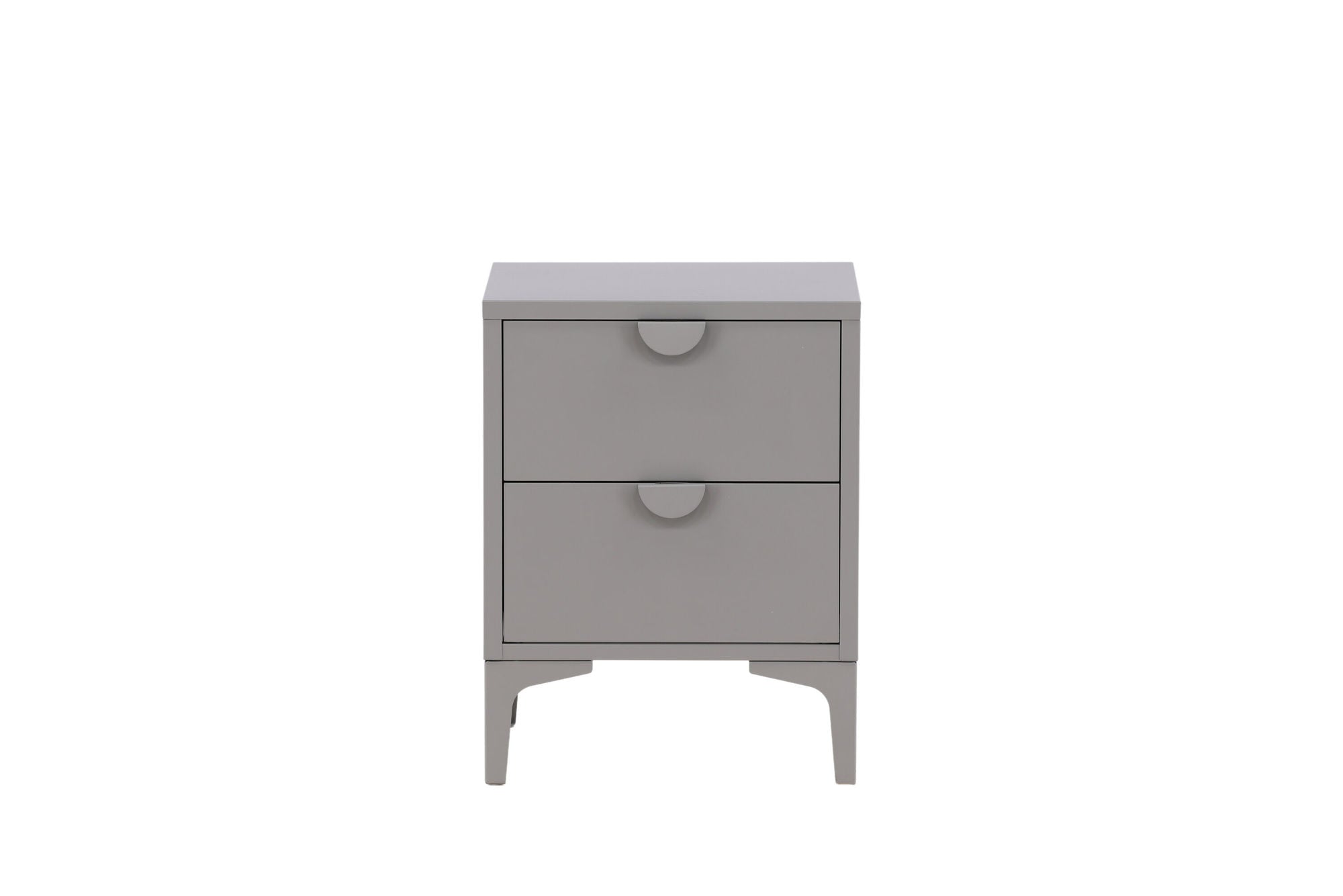 Venture Home Piring 2 Drawer - Light Grey / Light Grey