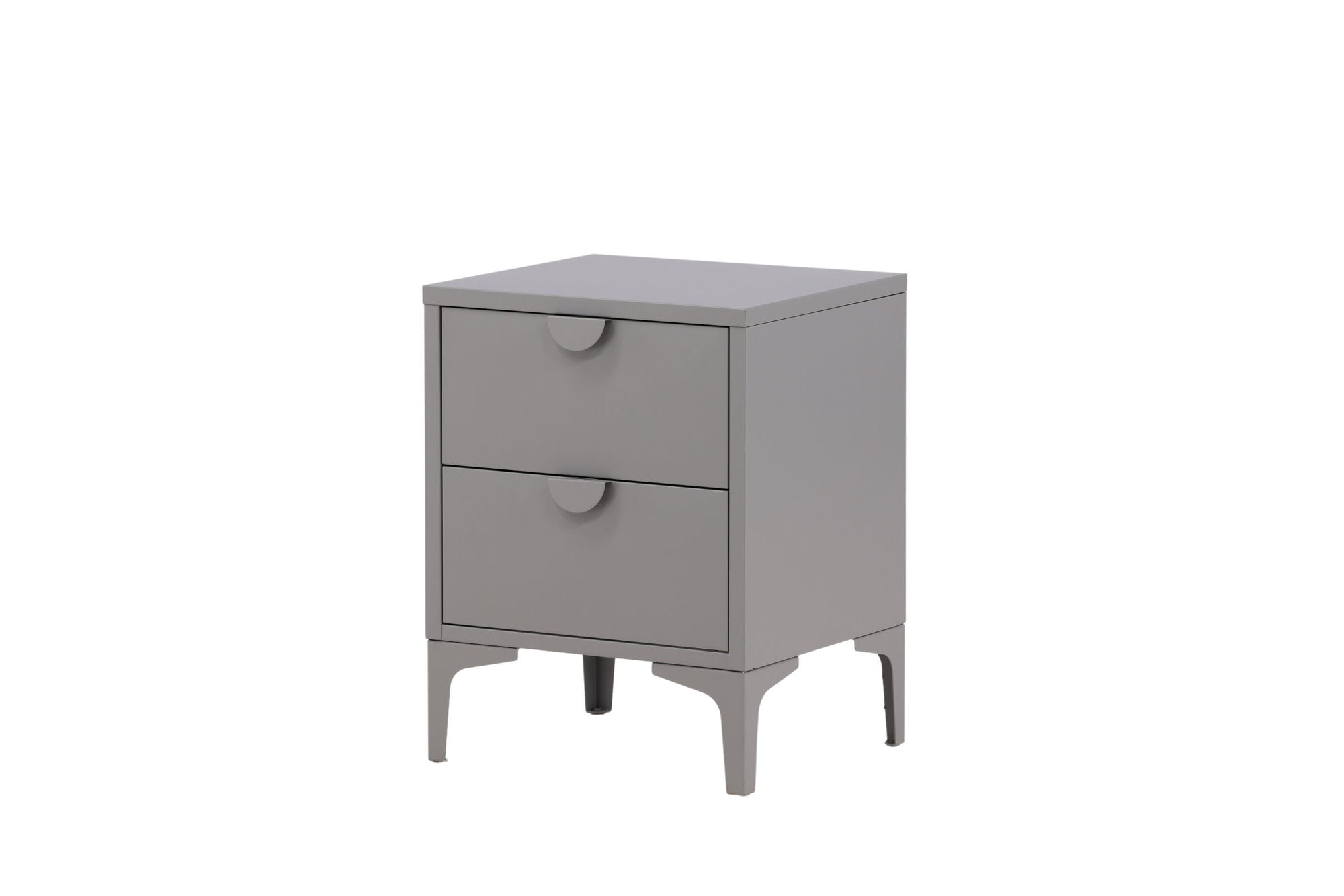 Venture Home Piring 2 Drawer - Light Grey / Light Grey