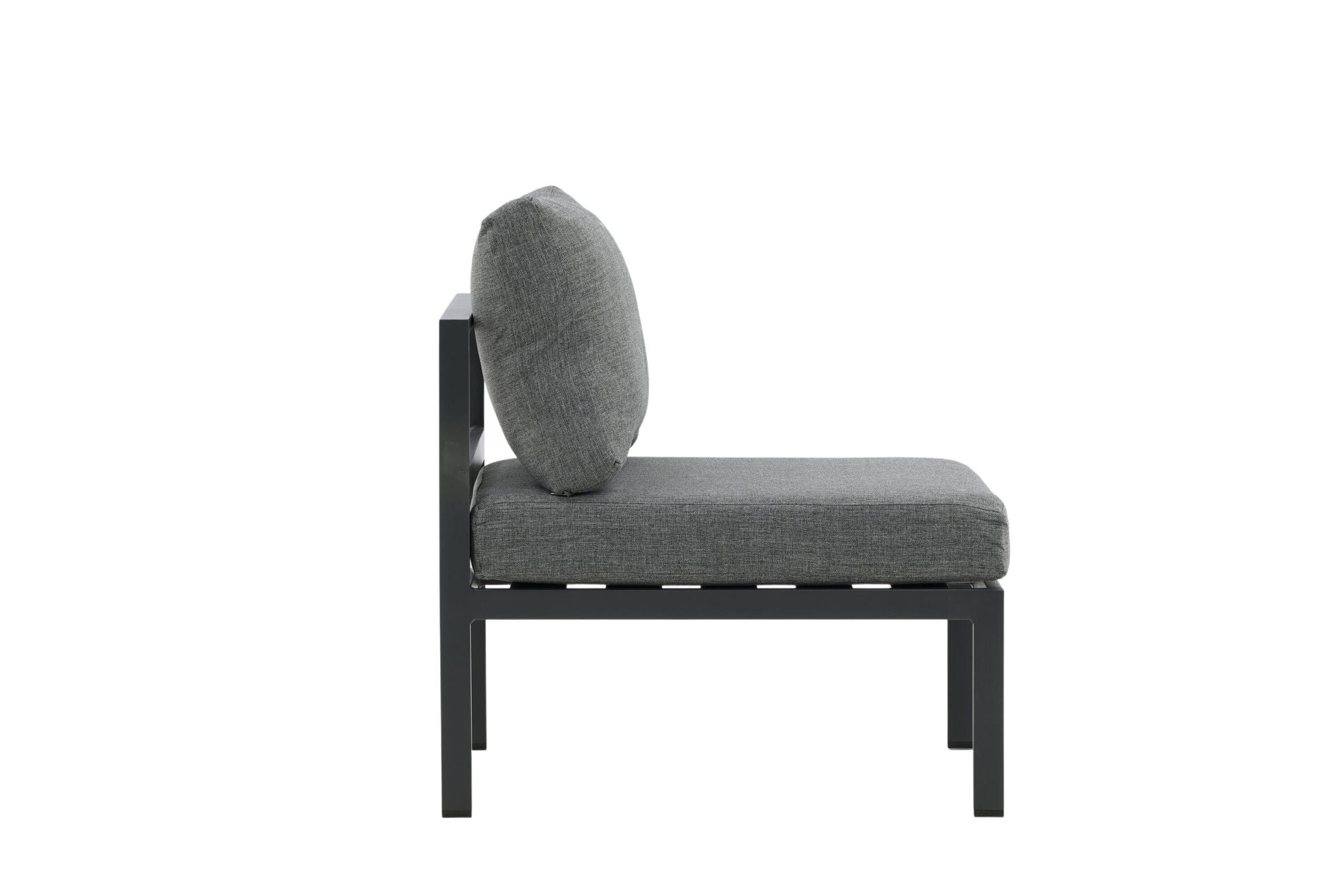 Venture Home Copacabana Middle Part - Black Alu / Grey Cushion