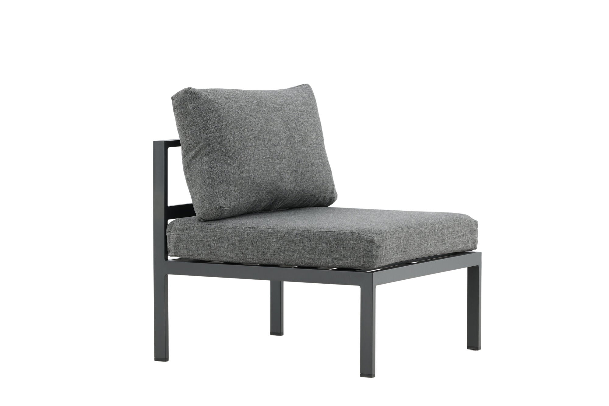 Venture Home Copacabana Middle Part - Black Alu / Grey Cushion