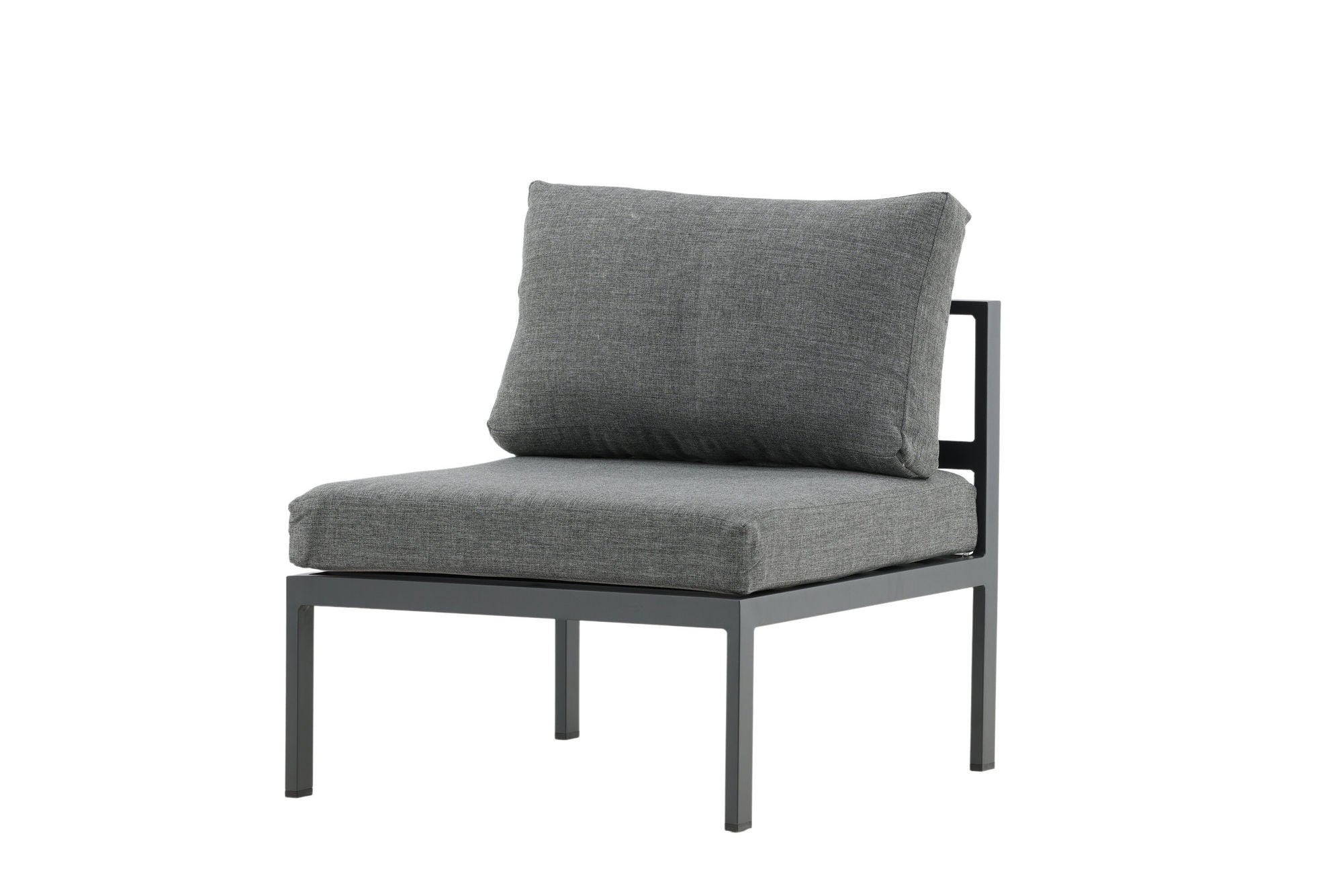 Venture Home Copacabana Middle Part - Black Alu / Grey Cushion