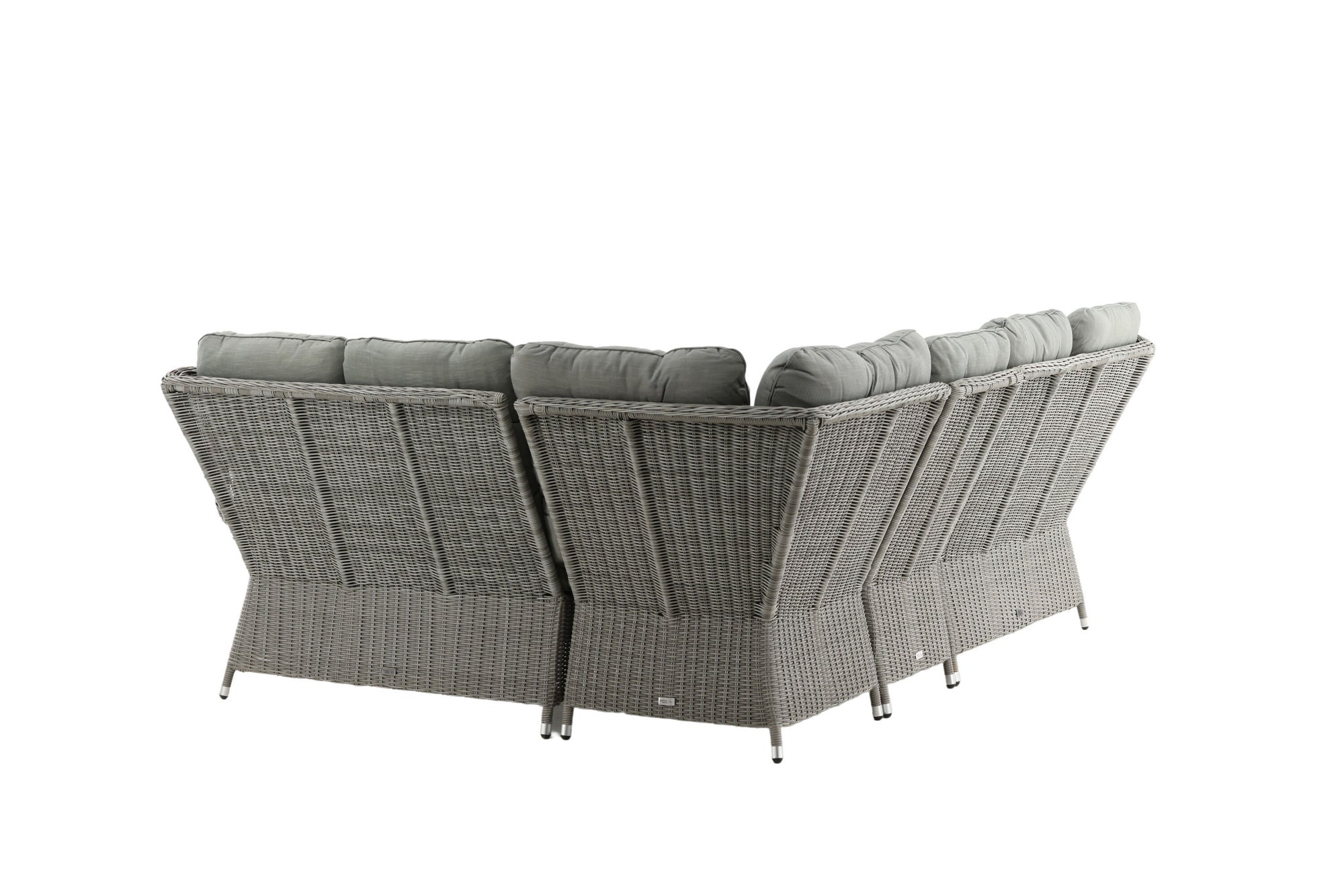 Venture Home Washington hjørne Sofa - Grey / Grey cushions