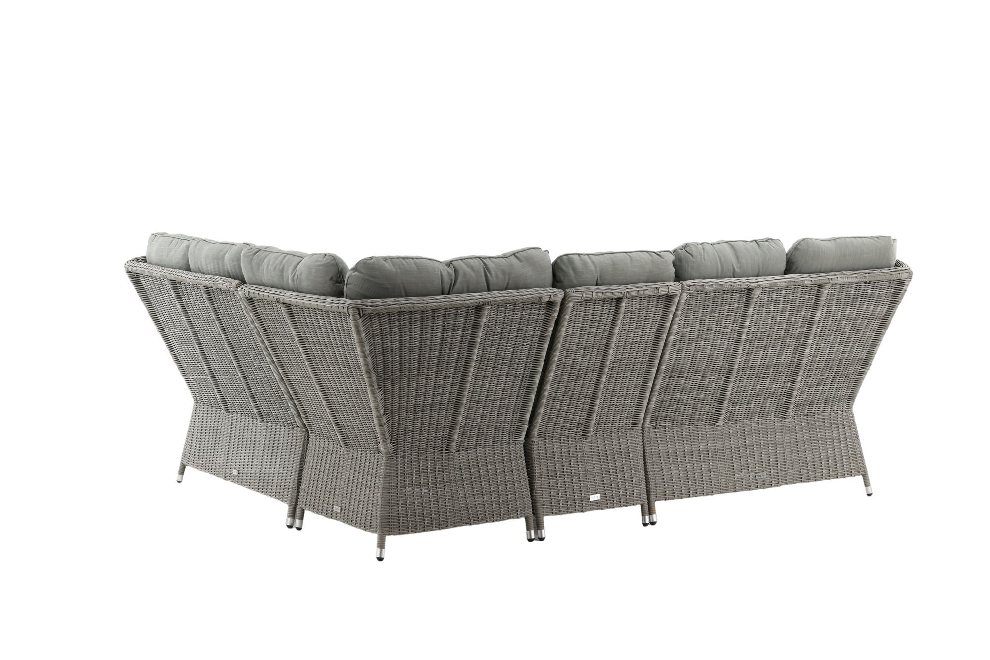 Venture Home Washington hjørne Sofa - Grey / Grey cushions