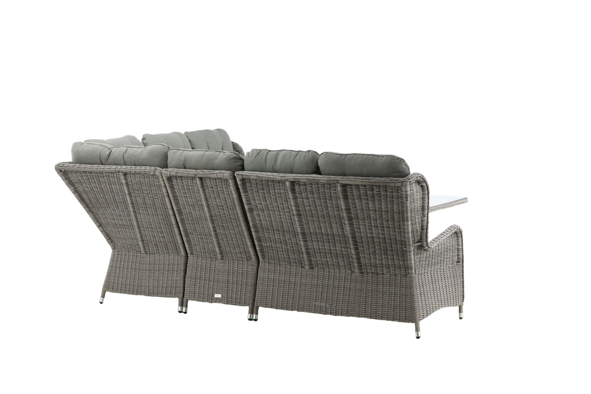 Venture Home Washington hjørne Sofa - Grey / Grey cushions
