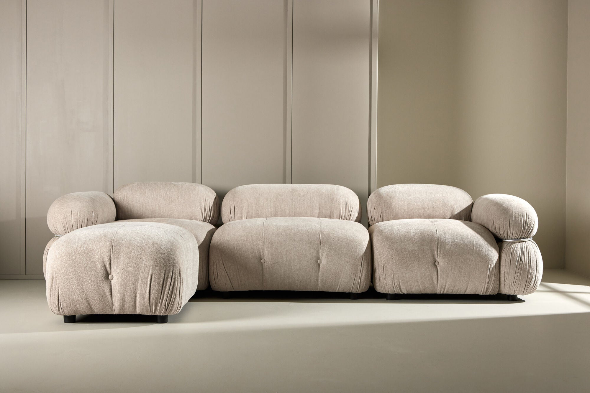 Venture Home Mika Module Sofa Beige/Silver 4 pieces