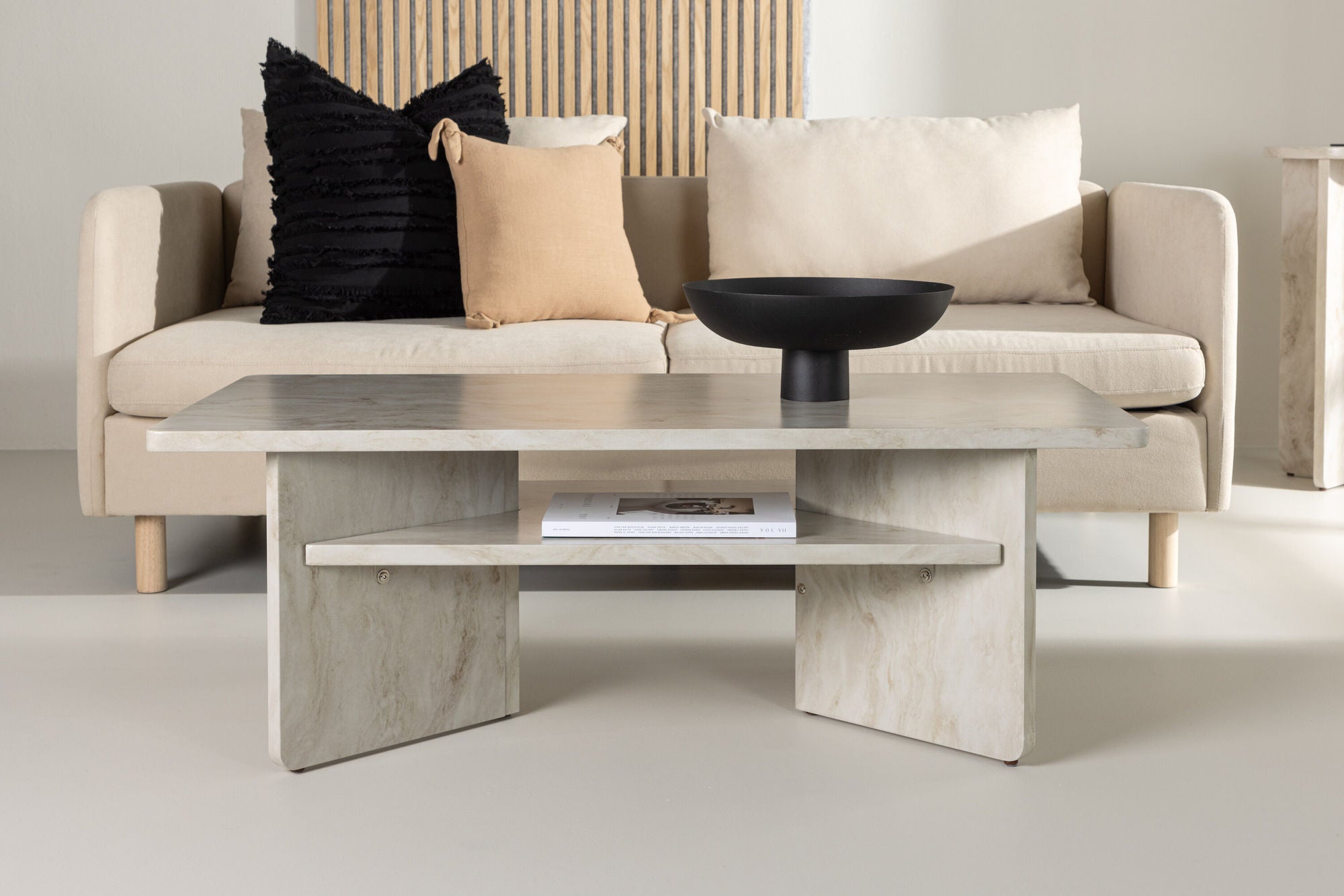 Venture Home Ålesund Coffe bord 120*60 - Marble look /