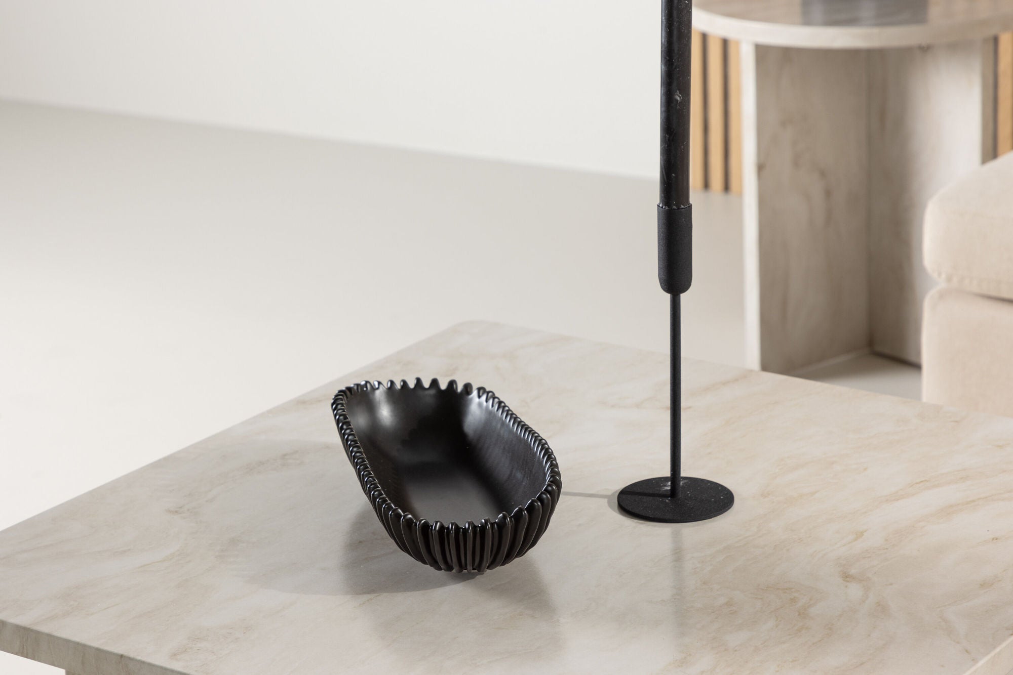 Venture Home Ålesund Coffe bord 75*75 - Marble look /