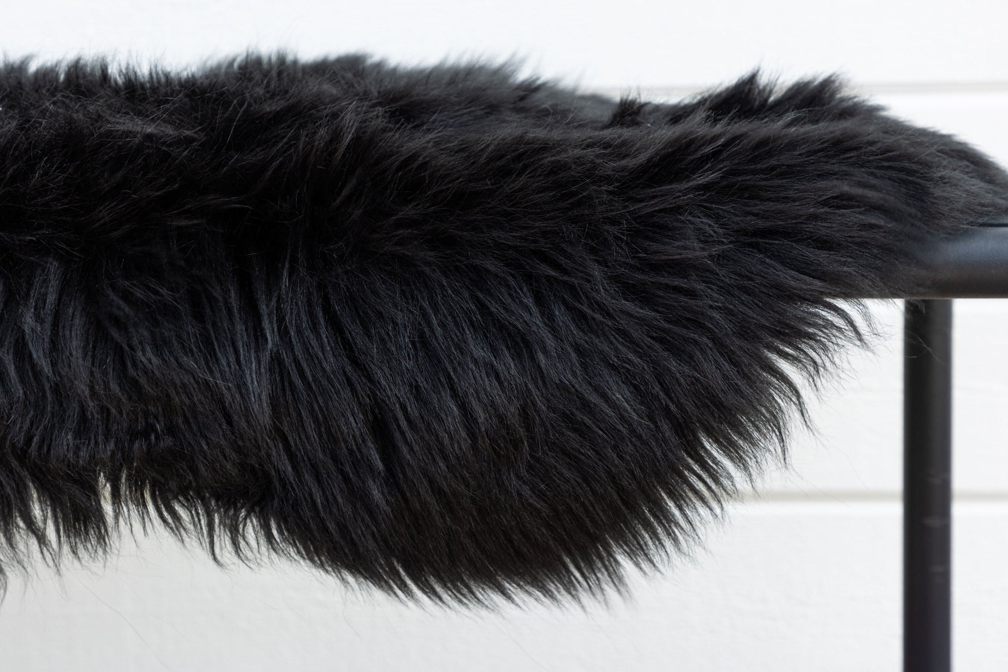 Venture Home Katy Polyester Fake Fur - 180*55-  -Pläd-Black