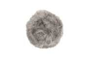 Venture Home Katy Polyester Fake Fur - 34*34- -rund-Grey
