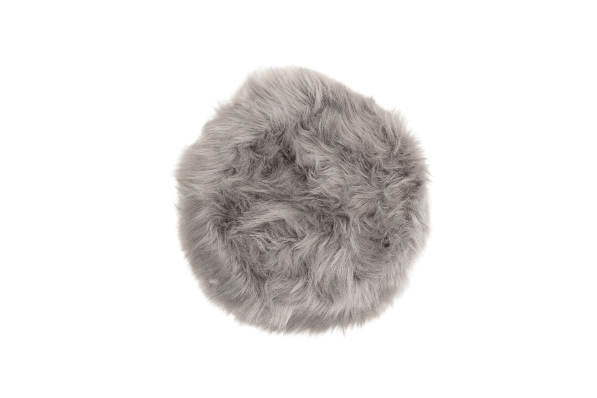 Venture Home Katy Polyester Fake Fur - 34*34- -rund-Grey