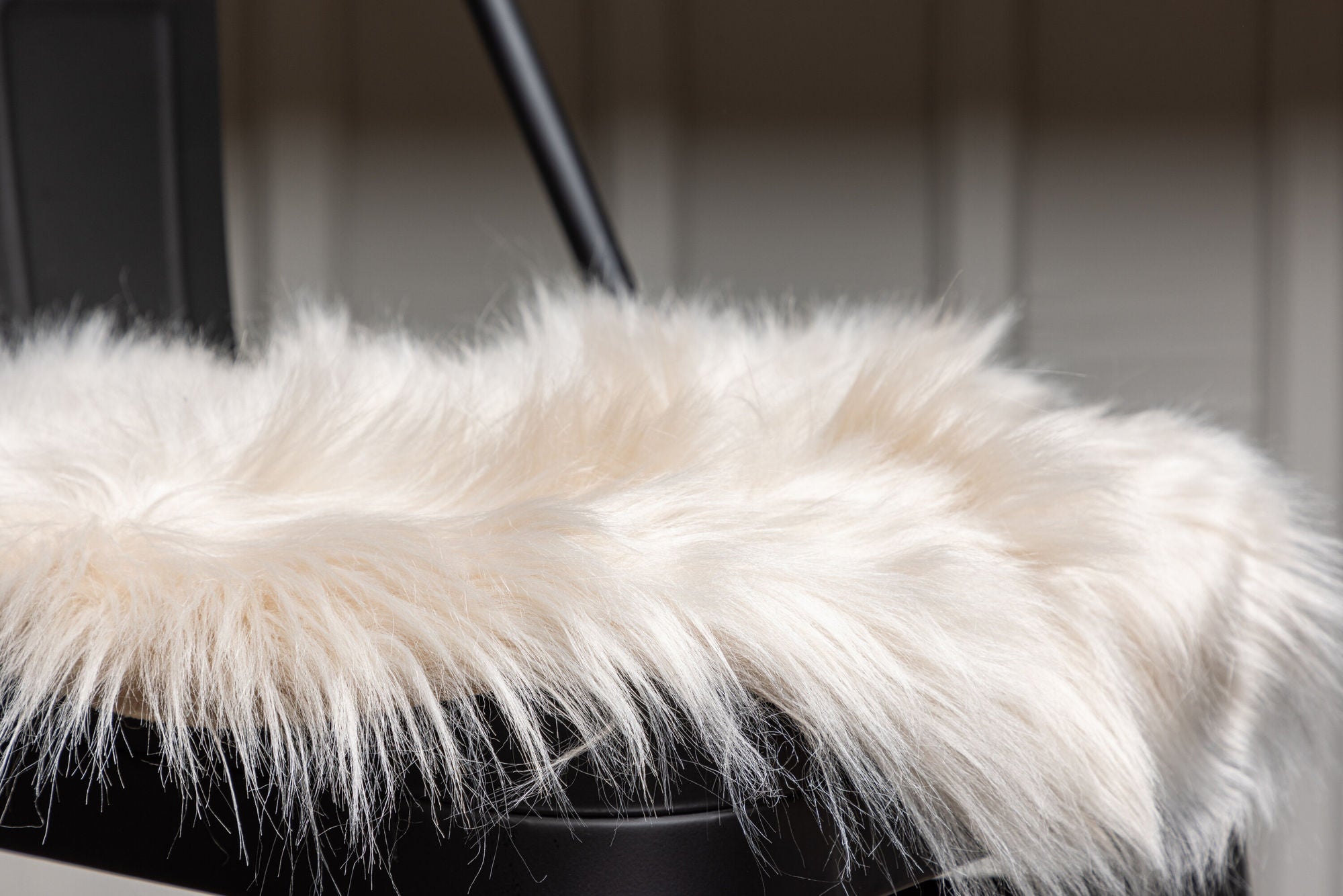 Venture Home Katy Polyester Fake Fur - 34*34- -rund-Beige