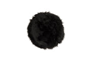 Venture Home Katy Polyester Fake Fur - 34*34- -rund-Black