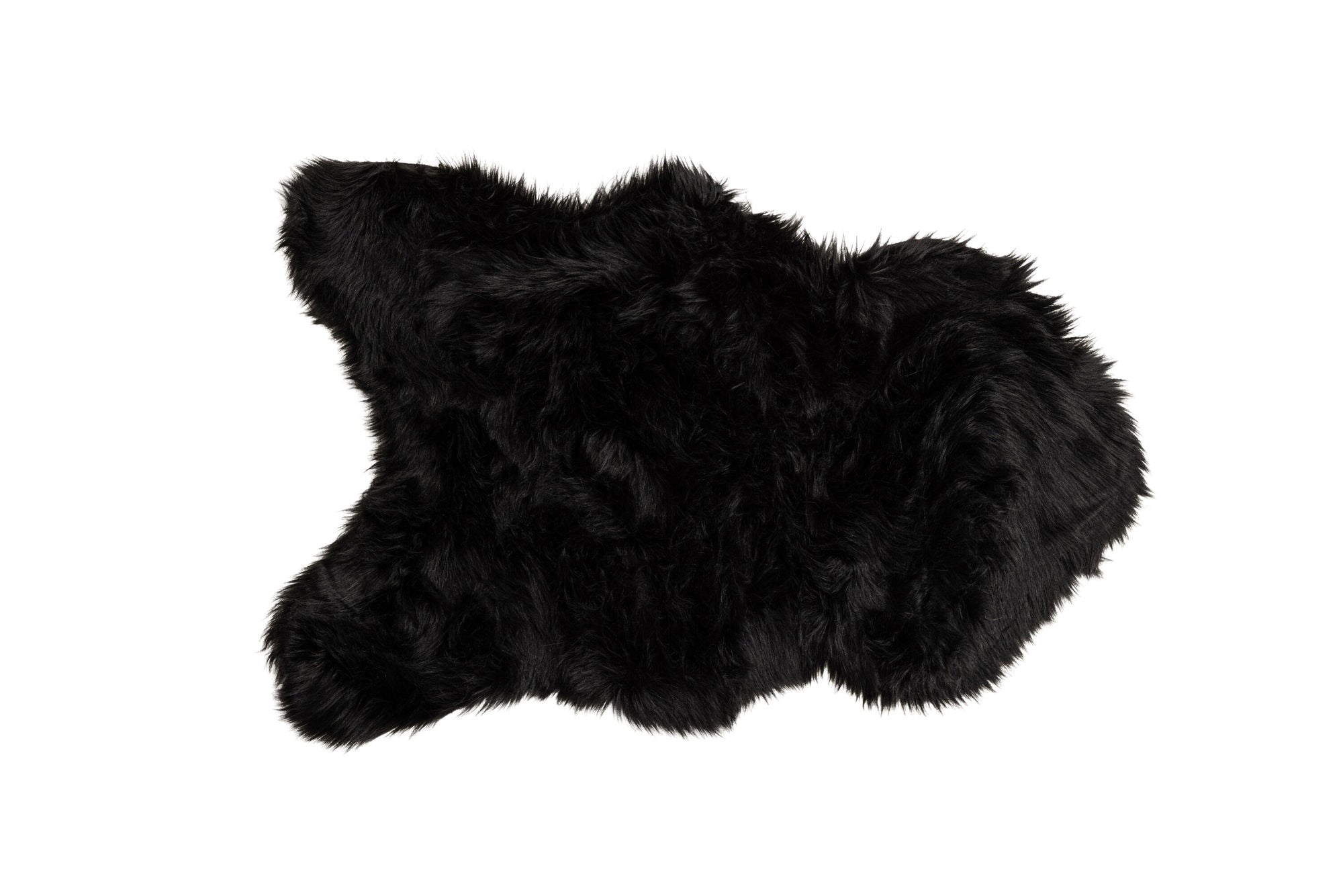 Venture Home Katy Polyester Fake Fur - 60*90-  -Rectangular-Black