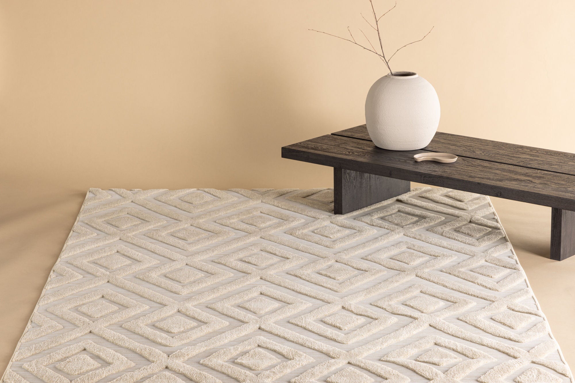 Venture Home Pia Polyester Shaggy - 230*160-  -Rectangular-Beige