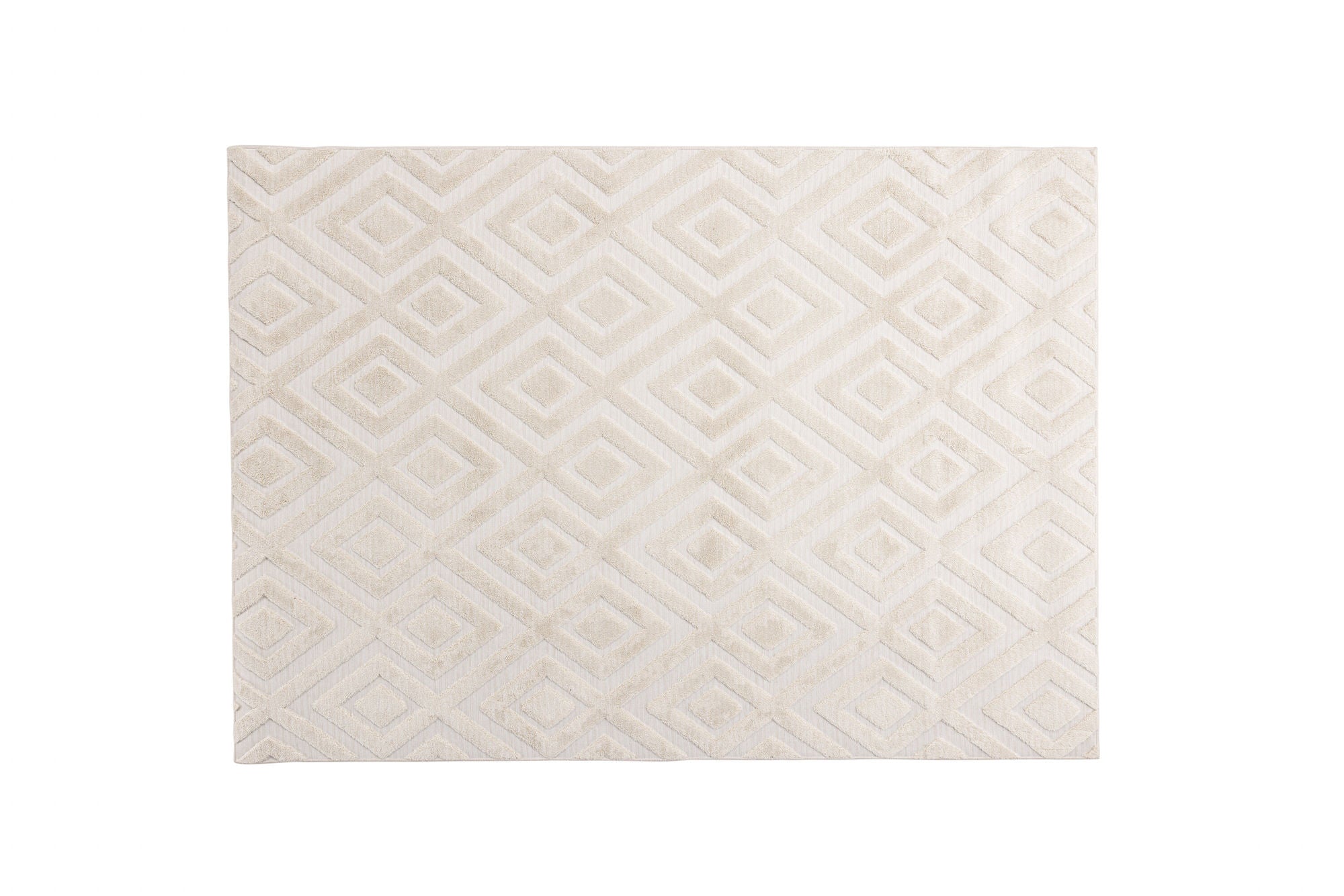 Venture Home Pia Polyester Shaggy - 230*160-  -Rectangular-White