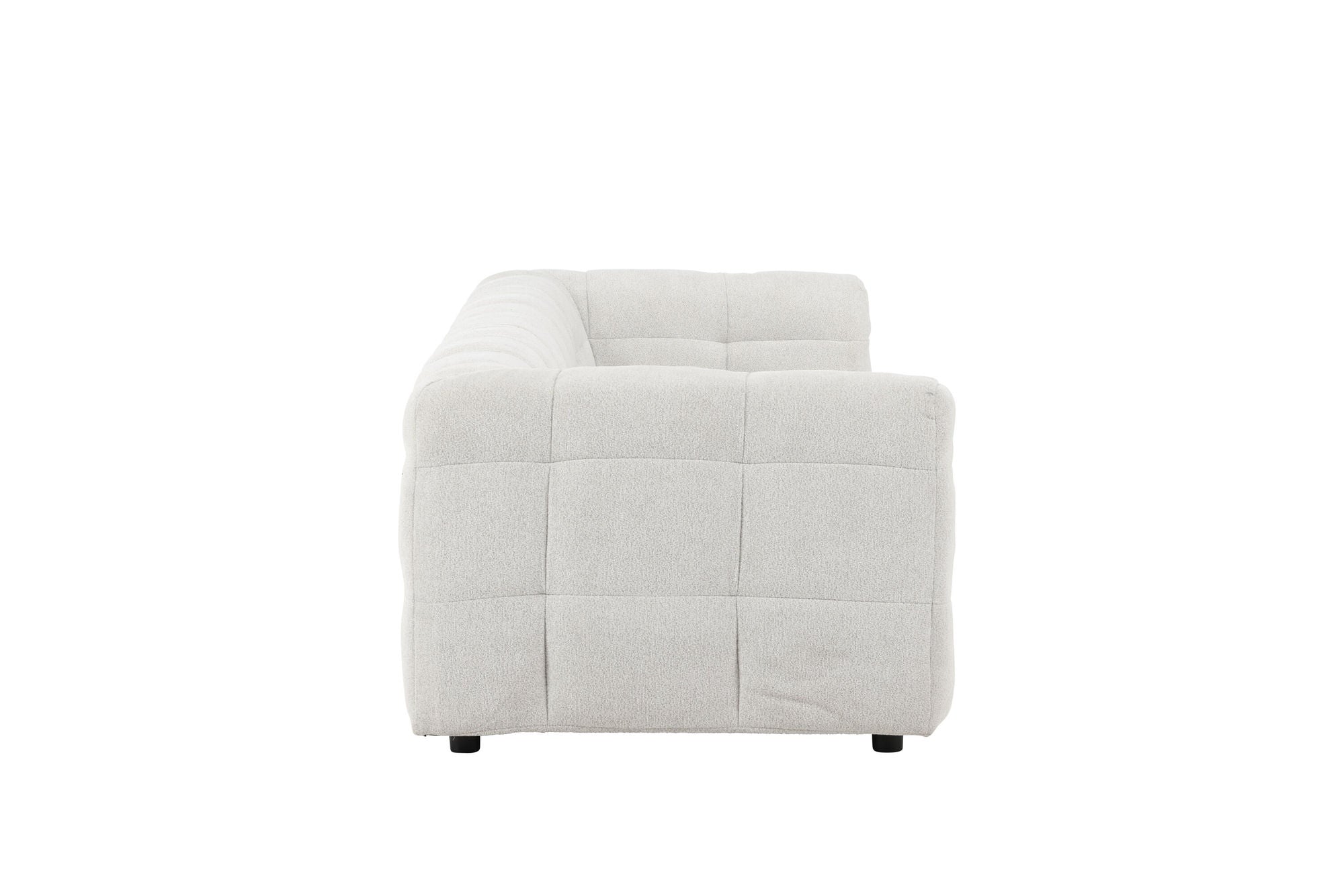 Venture Home Malou 3-Seat Sofa - Beige Fabric