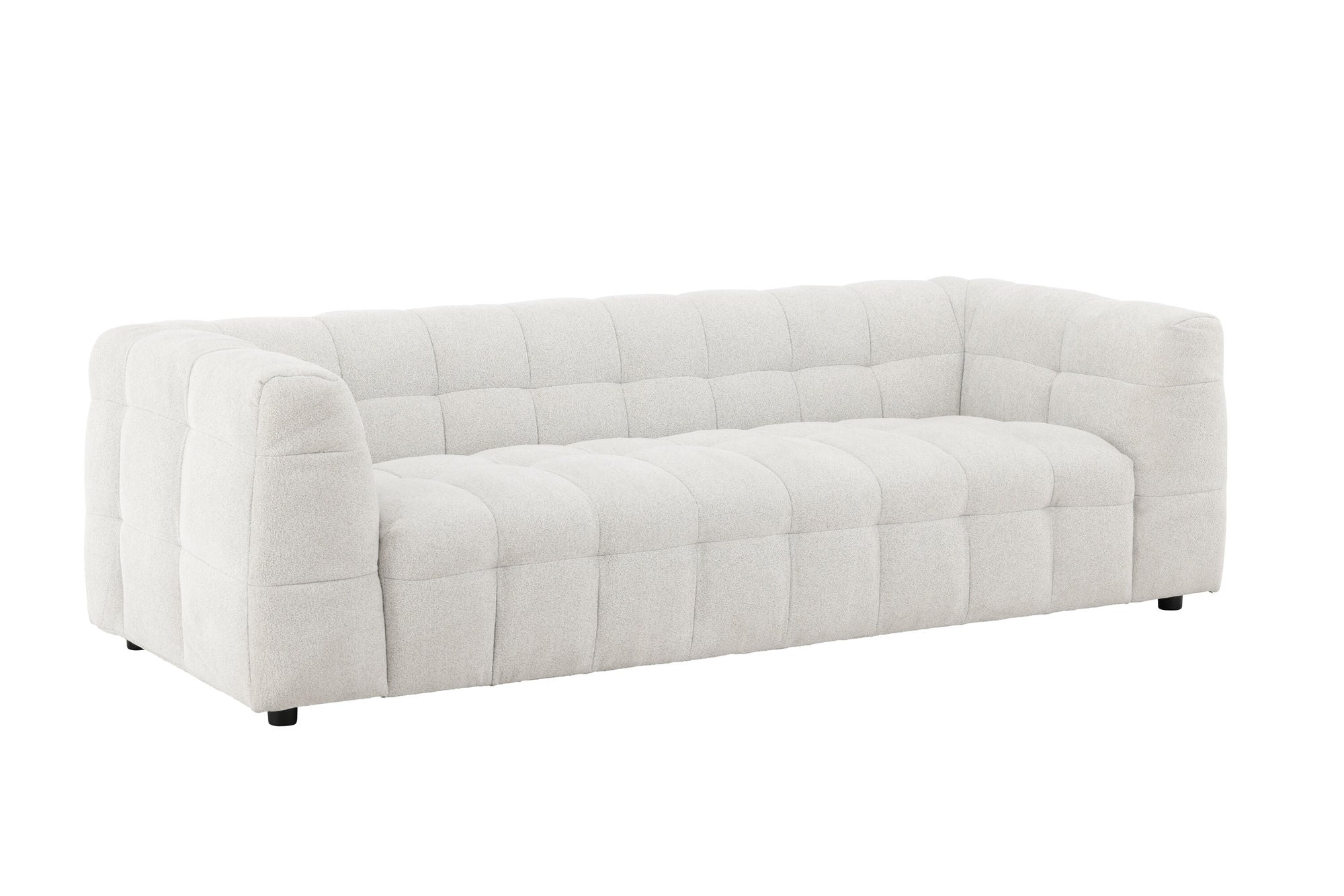 Venture Home Malou 3-Seat Sofa - Beige Fabric