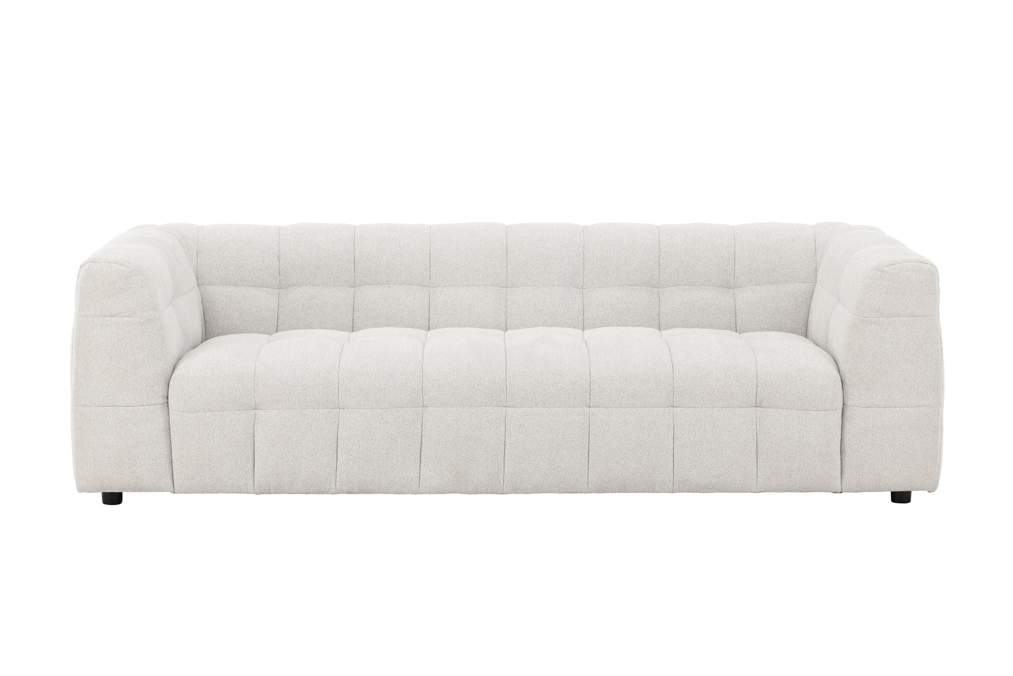 Venture Home Malou 3-Seat Sofa - Beige Fabric