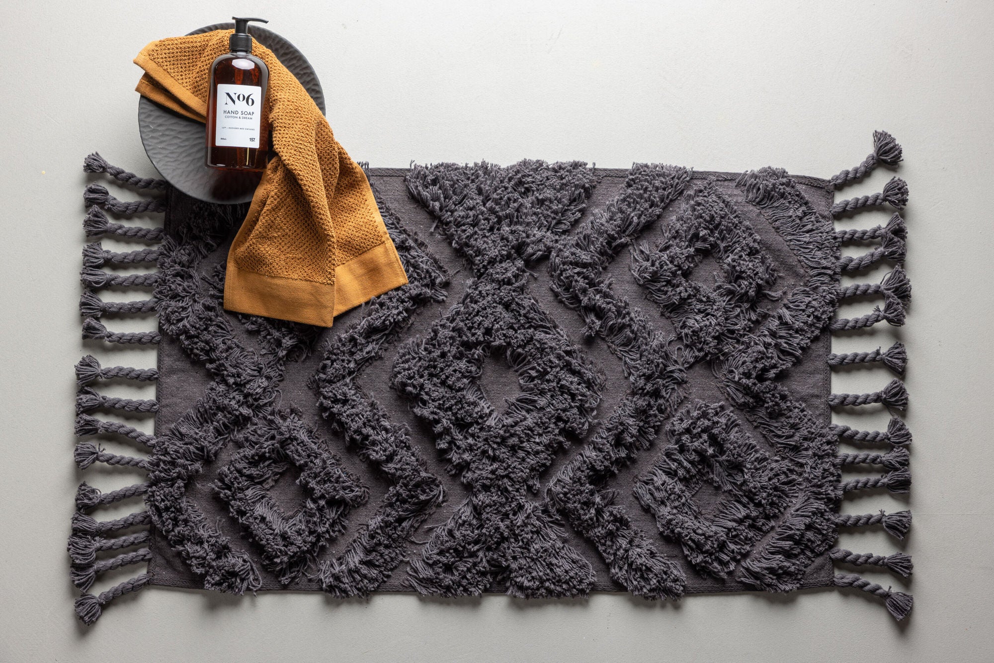 Venture Home Hilma Cotton - 50*80-  -Rectangular-Dark grey
