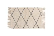 Venture Home Thelma Cotton - 50*80-  -Rectangular-White/Black