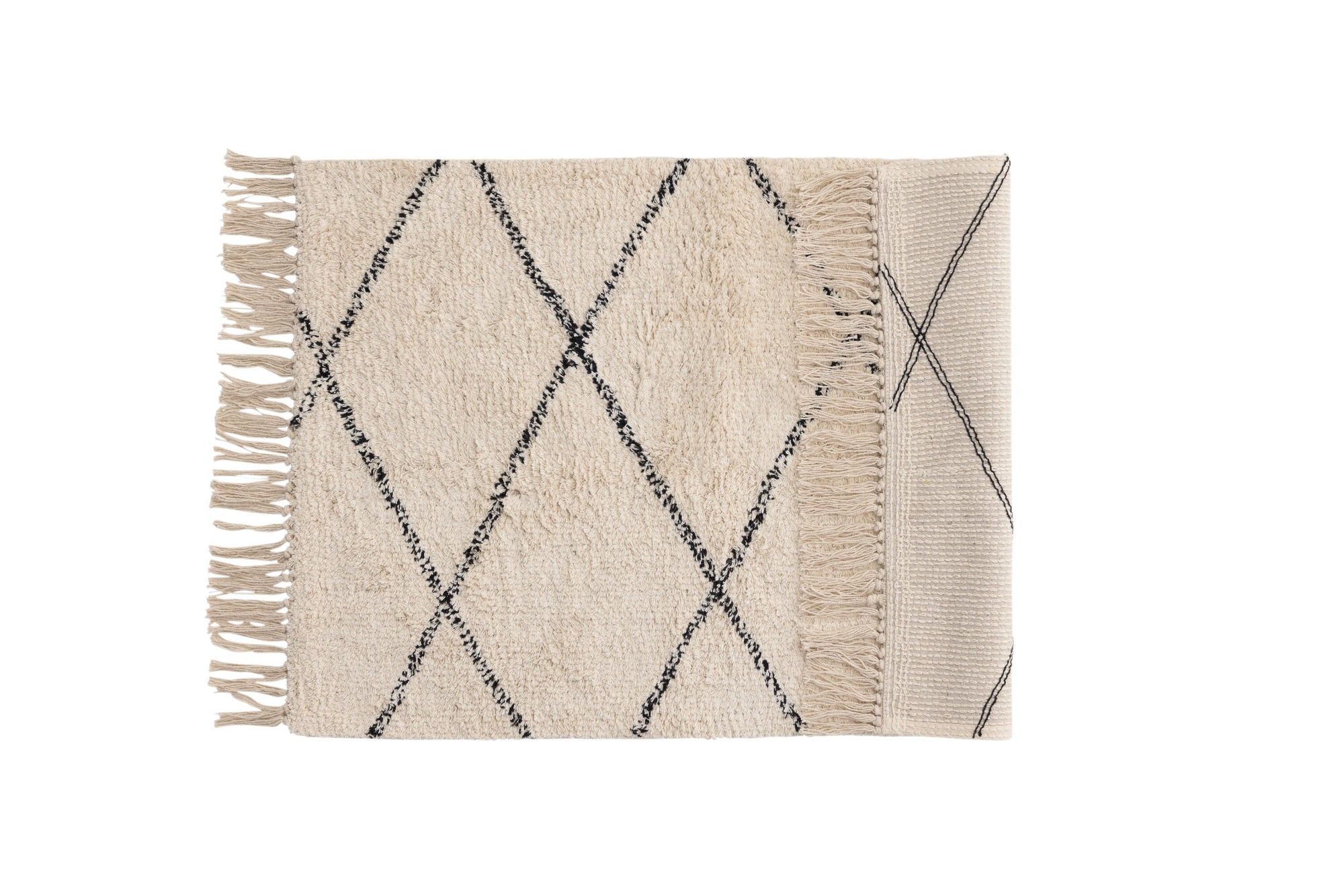 Venture Home Thelma Cotton - 50*80-  -Rectangular-White/Black