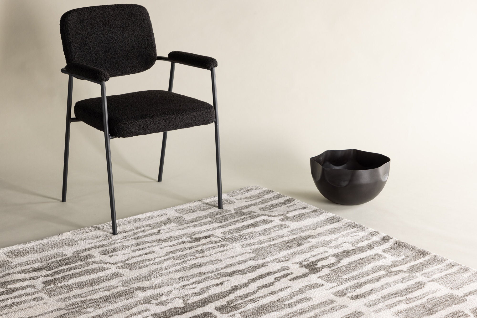 Venture Home Milos Micropolyester - 230*160-  -Rectangular-White/Grey