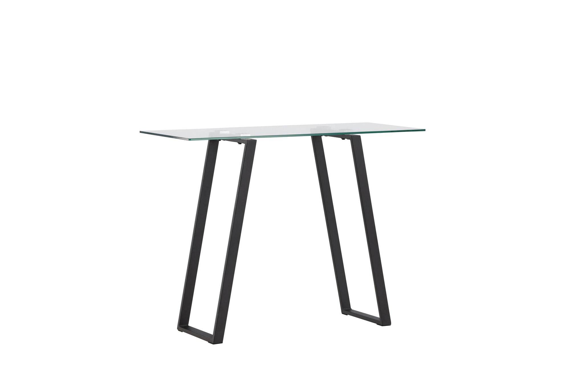 Venture Home Horten skrivebord - Chrome -silver / Clear glass Glass