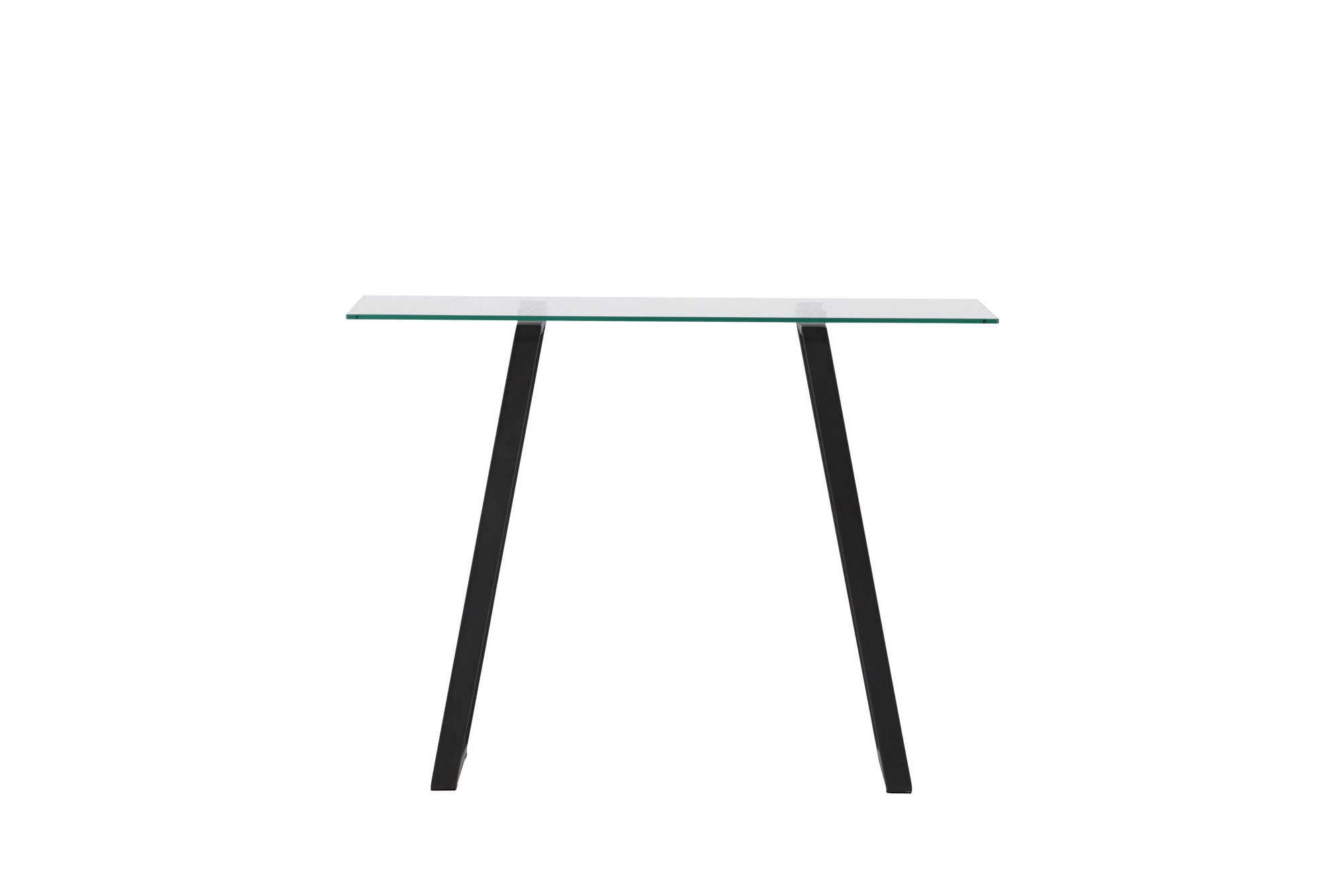 Venture Home Horten skrivebord - Chrome -silver / Clear glass Glass