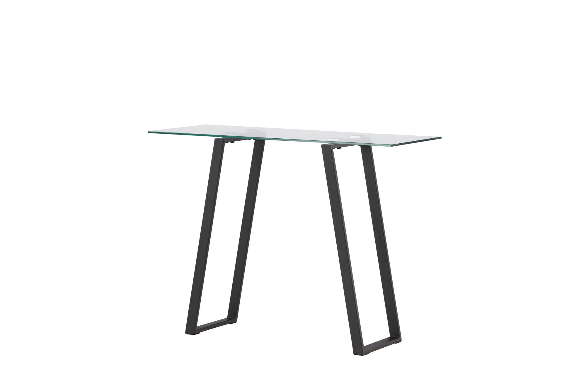 Venture Home Horten skrivebord - Chrome -silver / Clear glass Glass