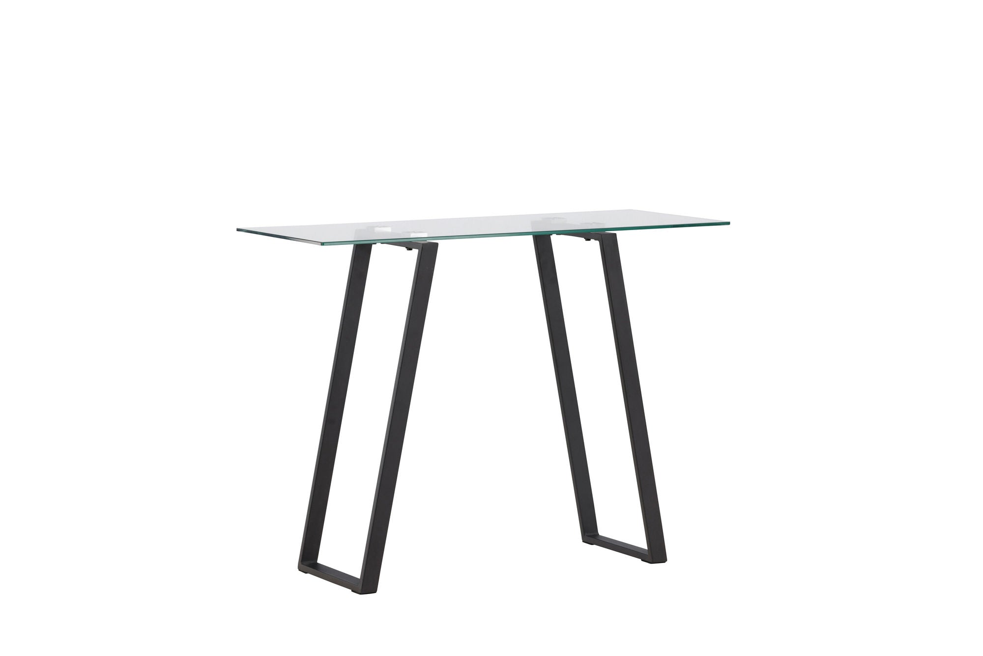 Venture Home Horten skrivebord - Chrome -silver / Clear glass Glass