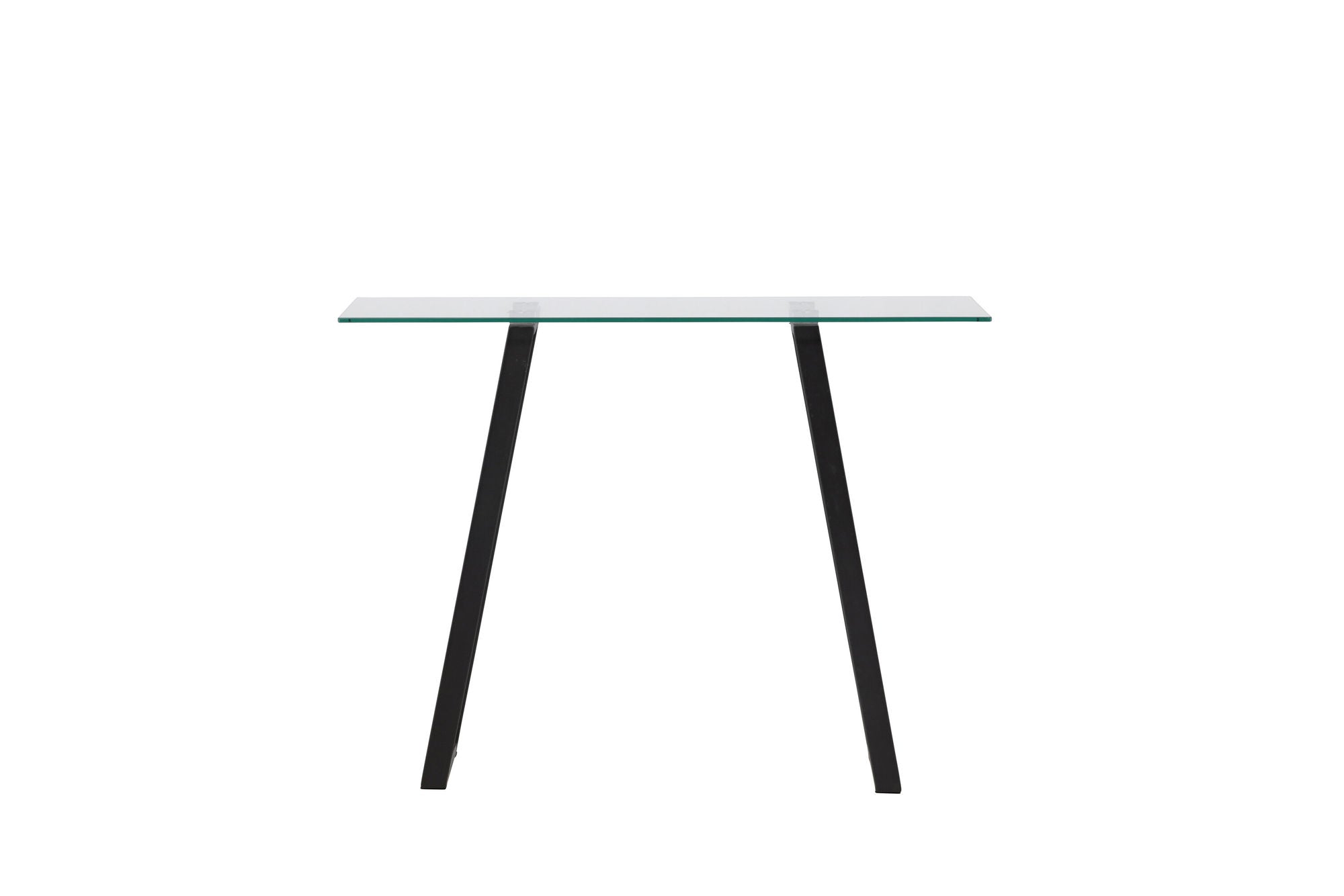Venture Home Horten skrivebord - Chrome -silver / Clear glass Glass
