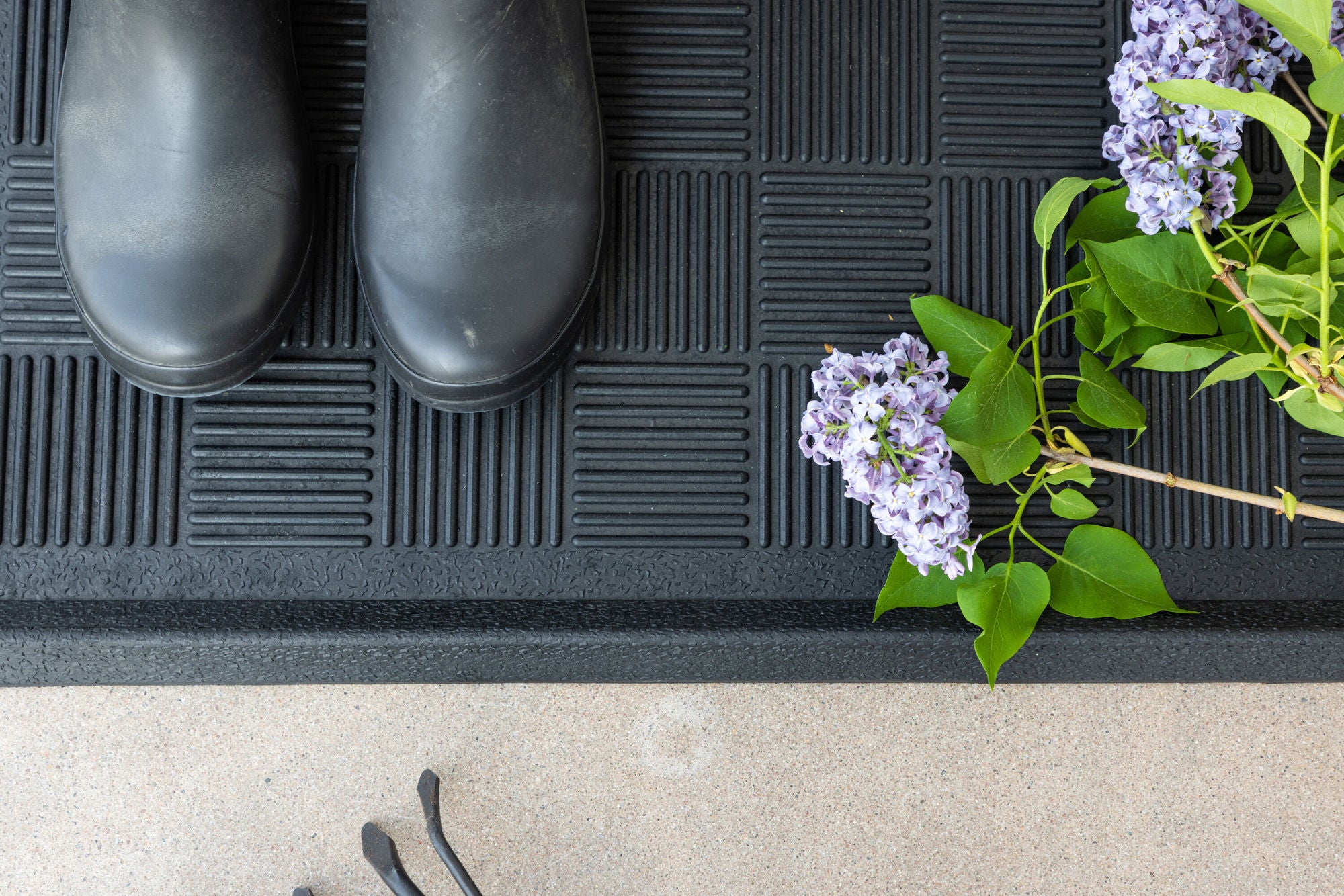 Venture Home Gösta Rubber - 45*75-  -Rectangular-Black