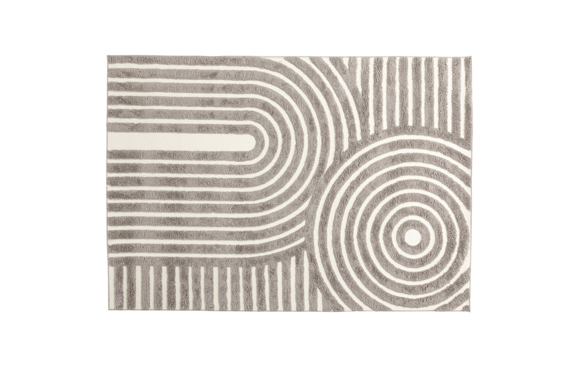 Venture Home Nikita  Poly-cotton Canvas - 290*200-  -Rectangular-Grey/White