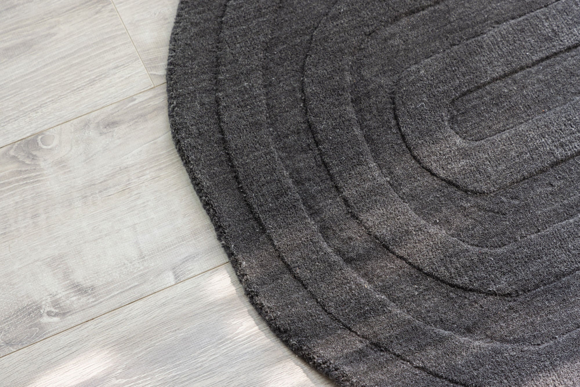 Venture Home Nora Wool - 50*80-  -Half Moon-Charcoal