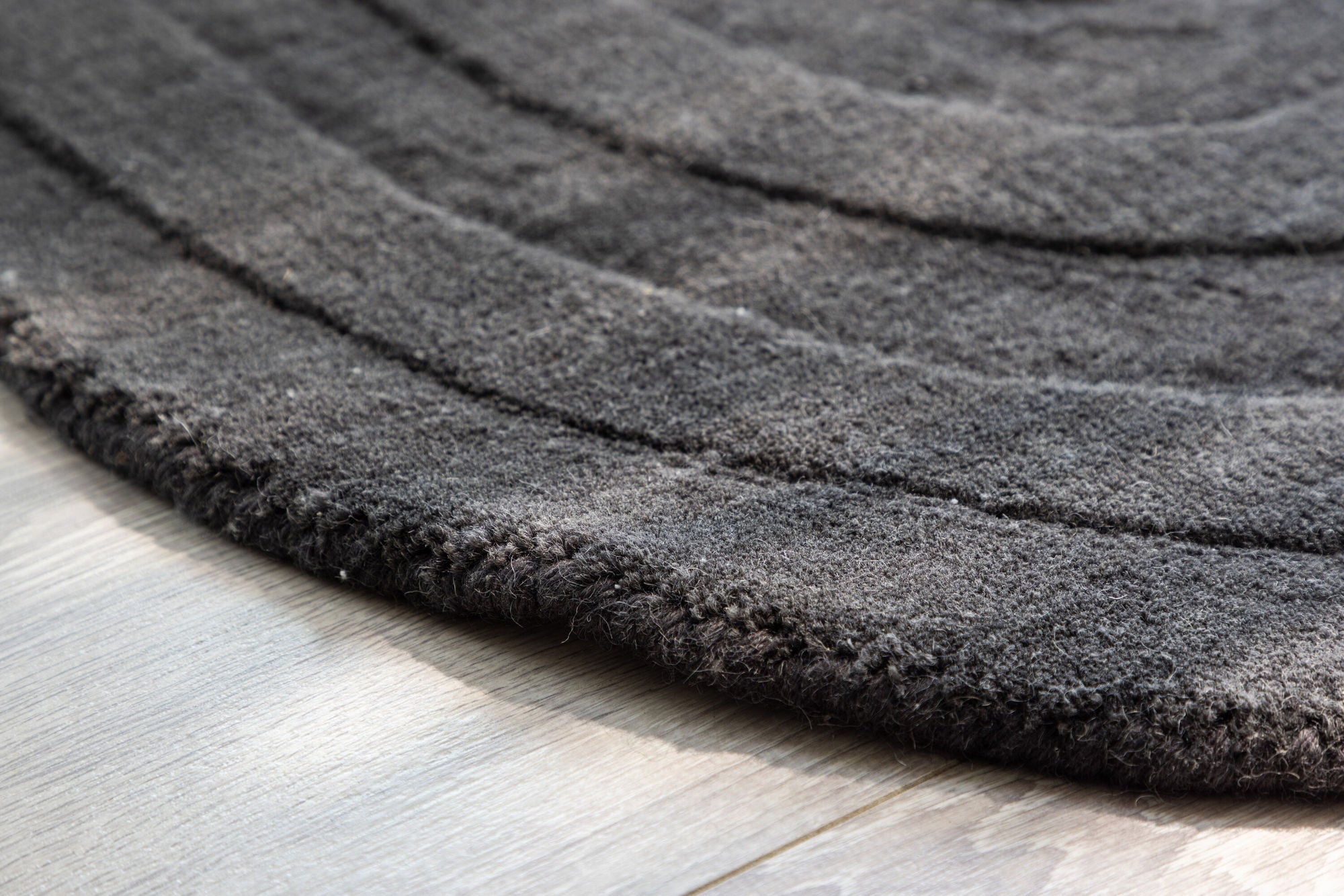 Venture Home Nora Wool - 50*80-  -Half Moon-Charcoal